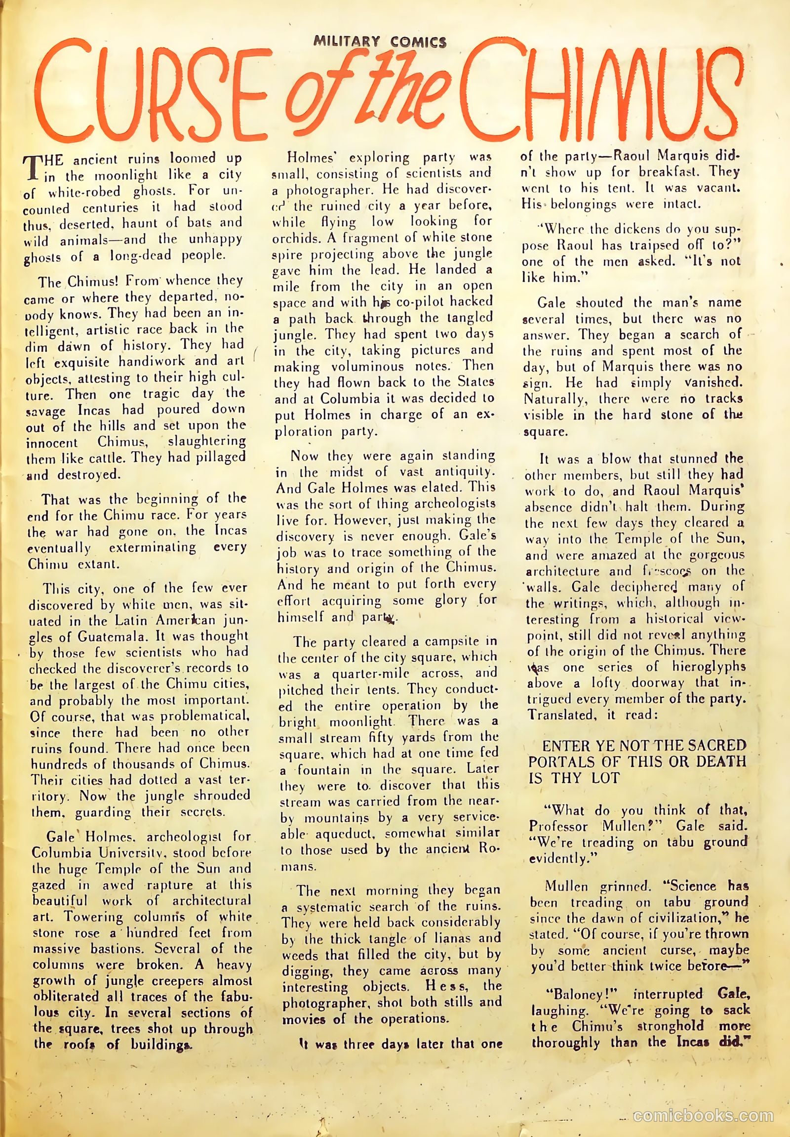 Military Comics #24 (1943) — page 49 of 60