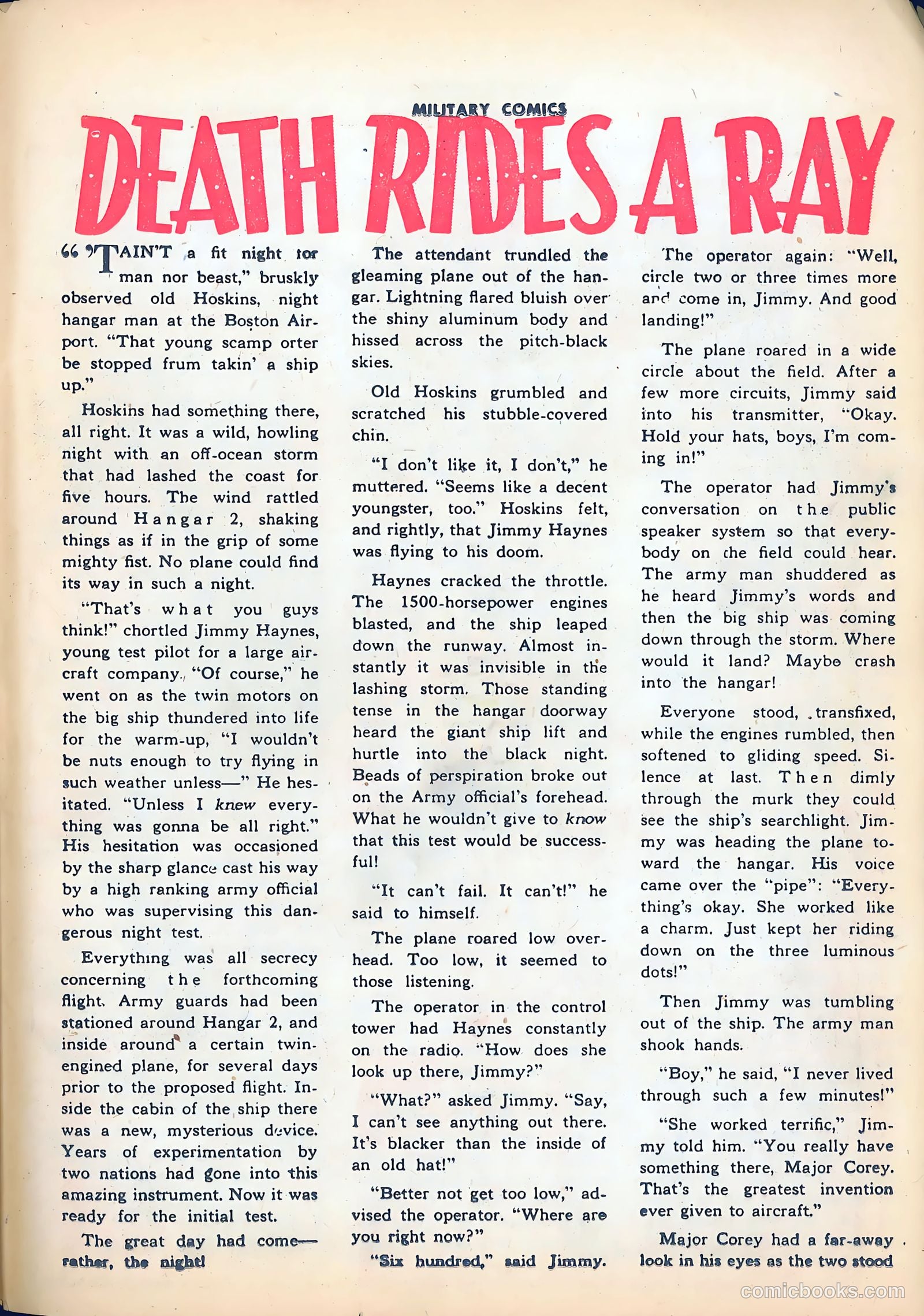 Military Comics #25 (1944) — page 49 of 60