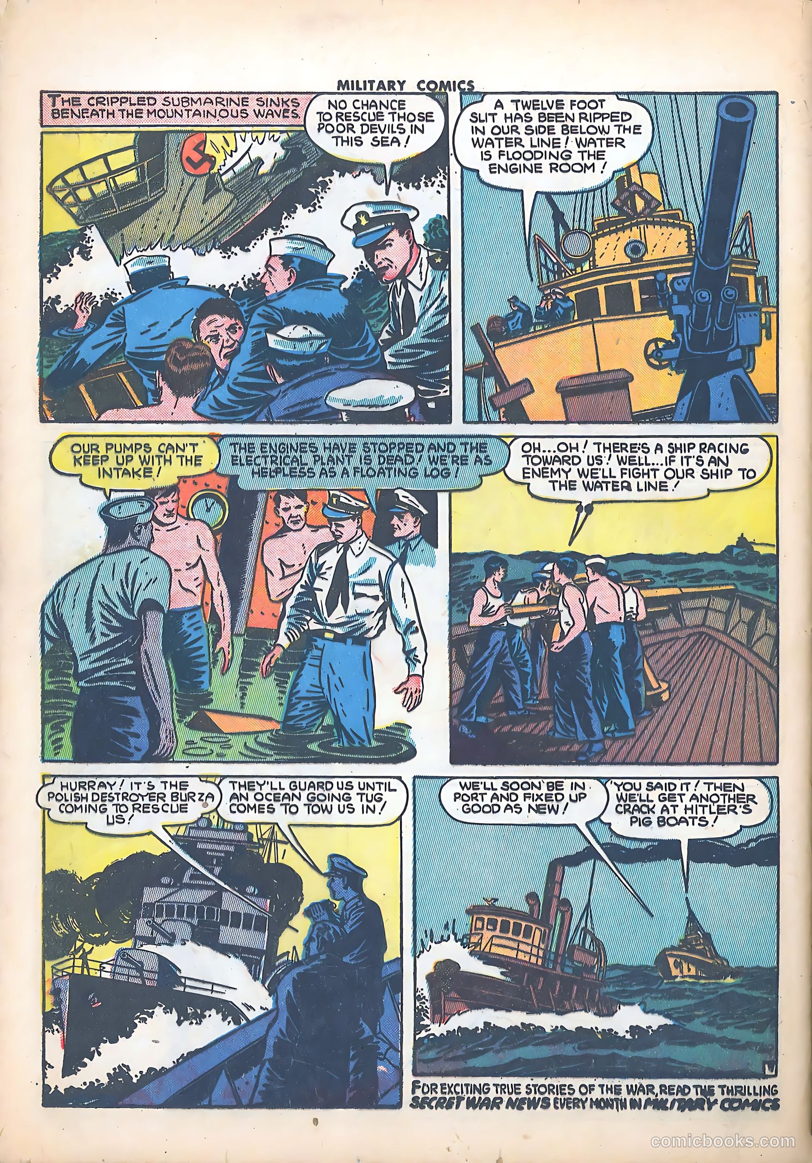 Military Comics #25 (1944) — page 58 of 60
