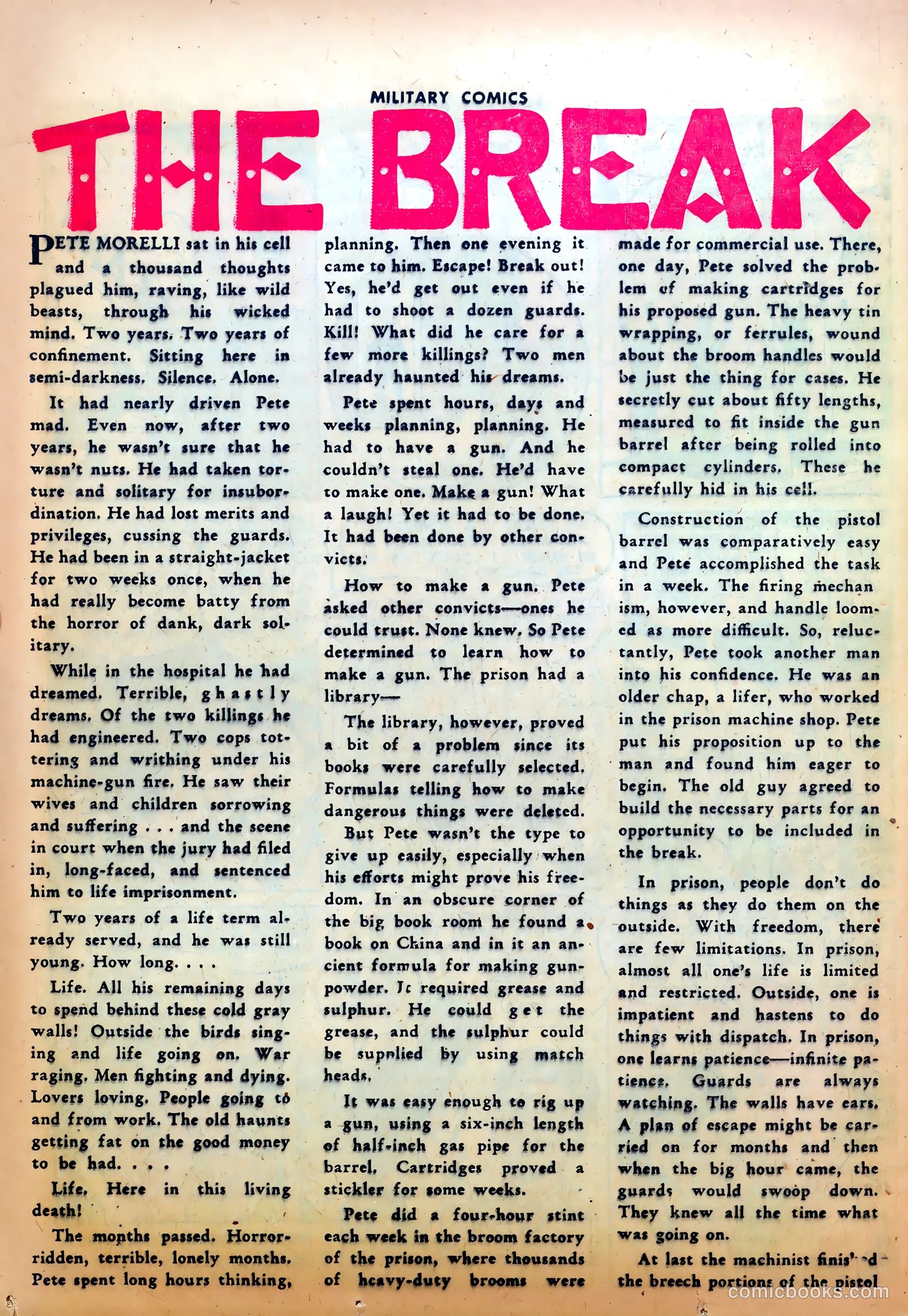 Military Comics #27 (1944) — page 40 of 60