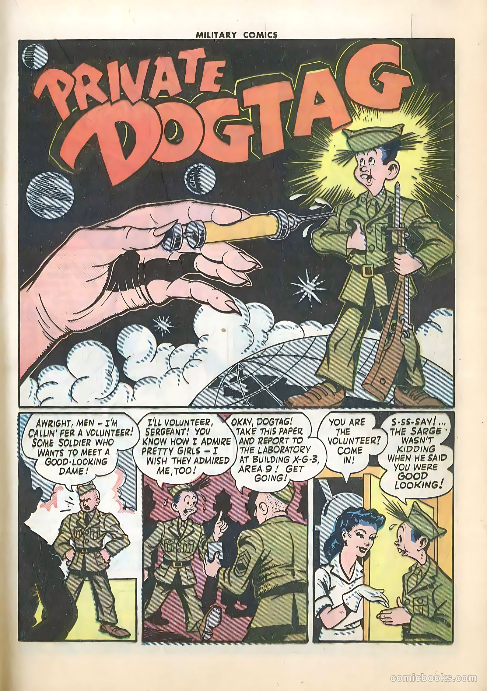 Military Comics #28 (1944) — page 31 of 60