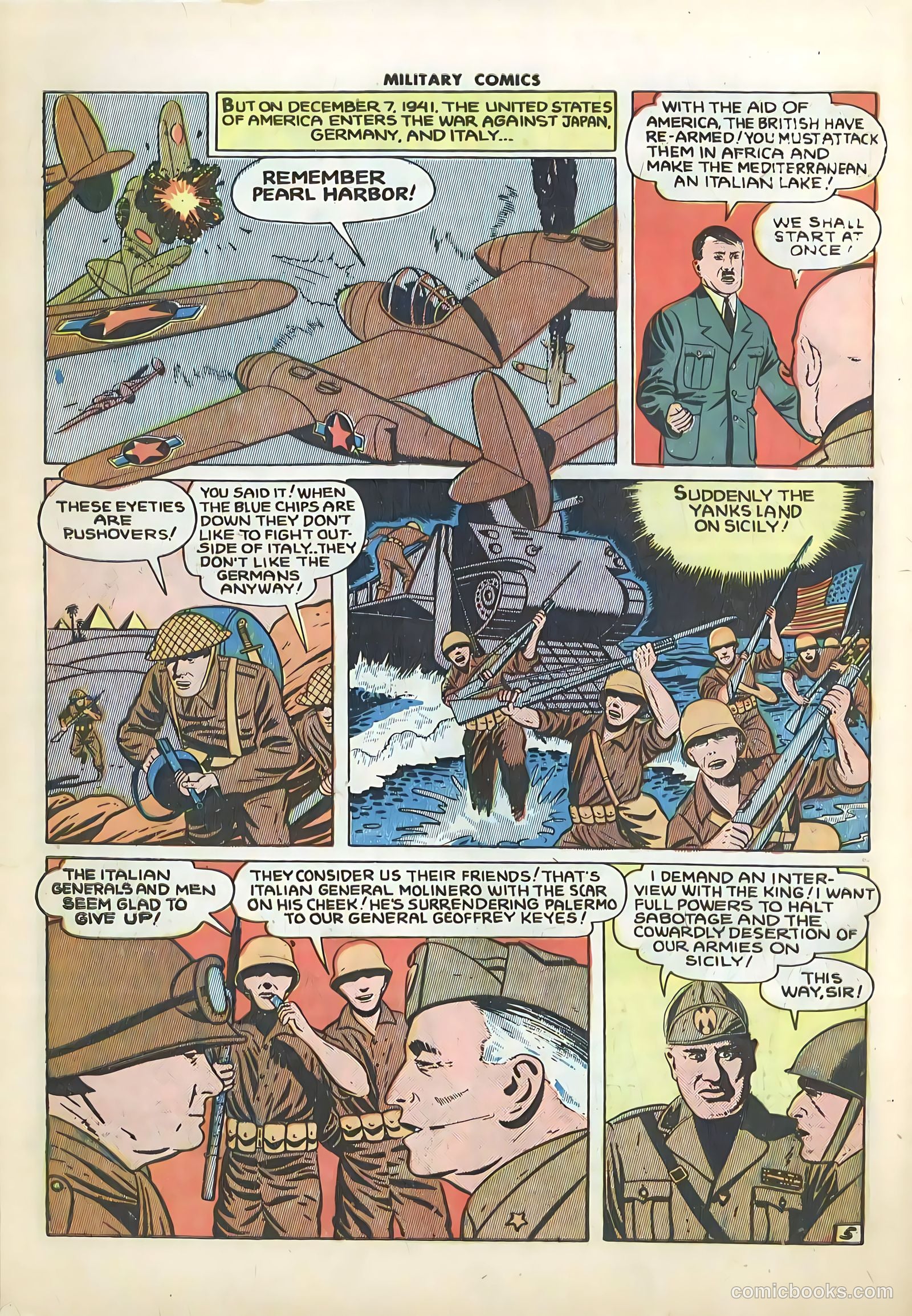 Military Comics #28 (1944) — page 56 of 60
