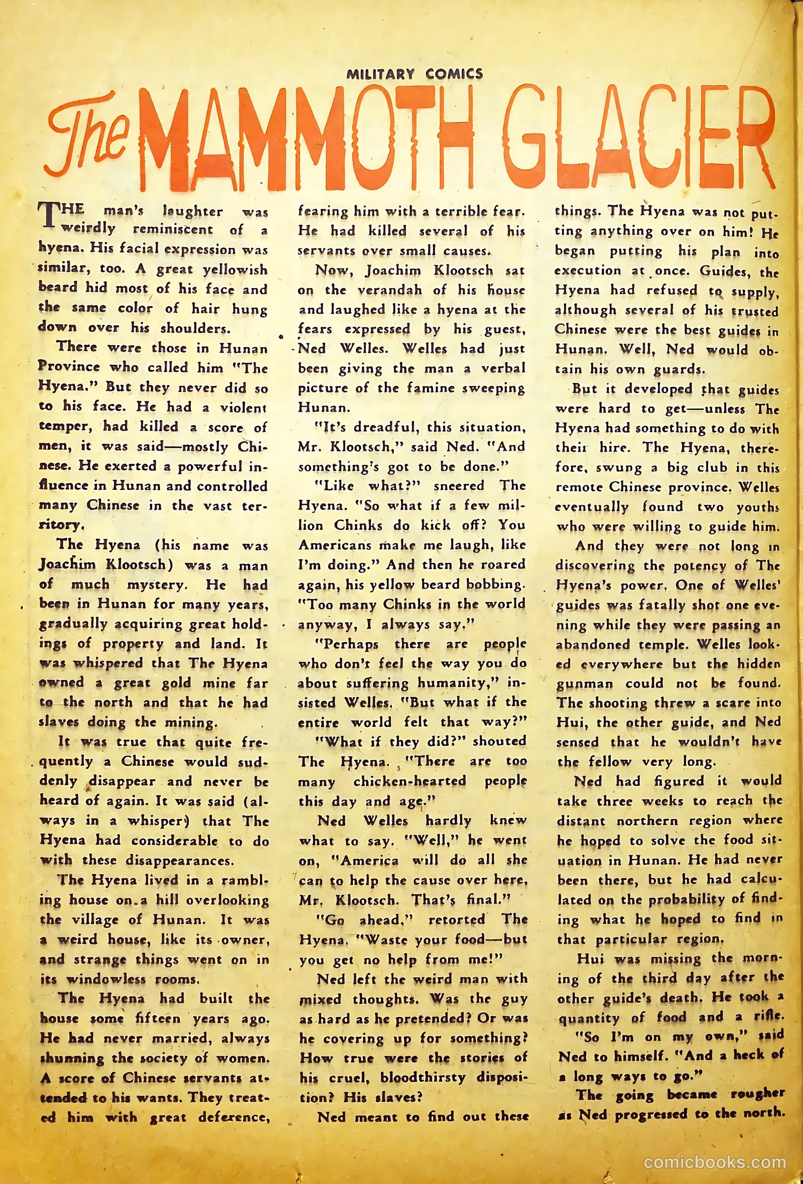 Military Comics #29 (1944) — page 40 of 60