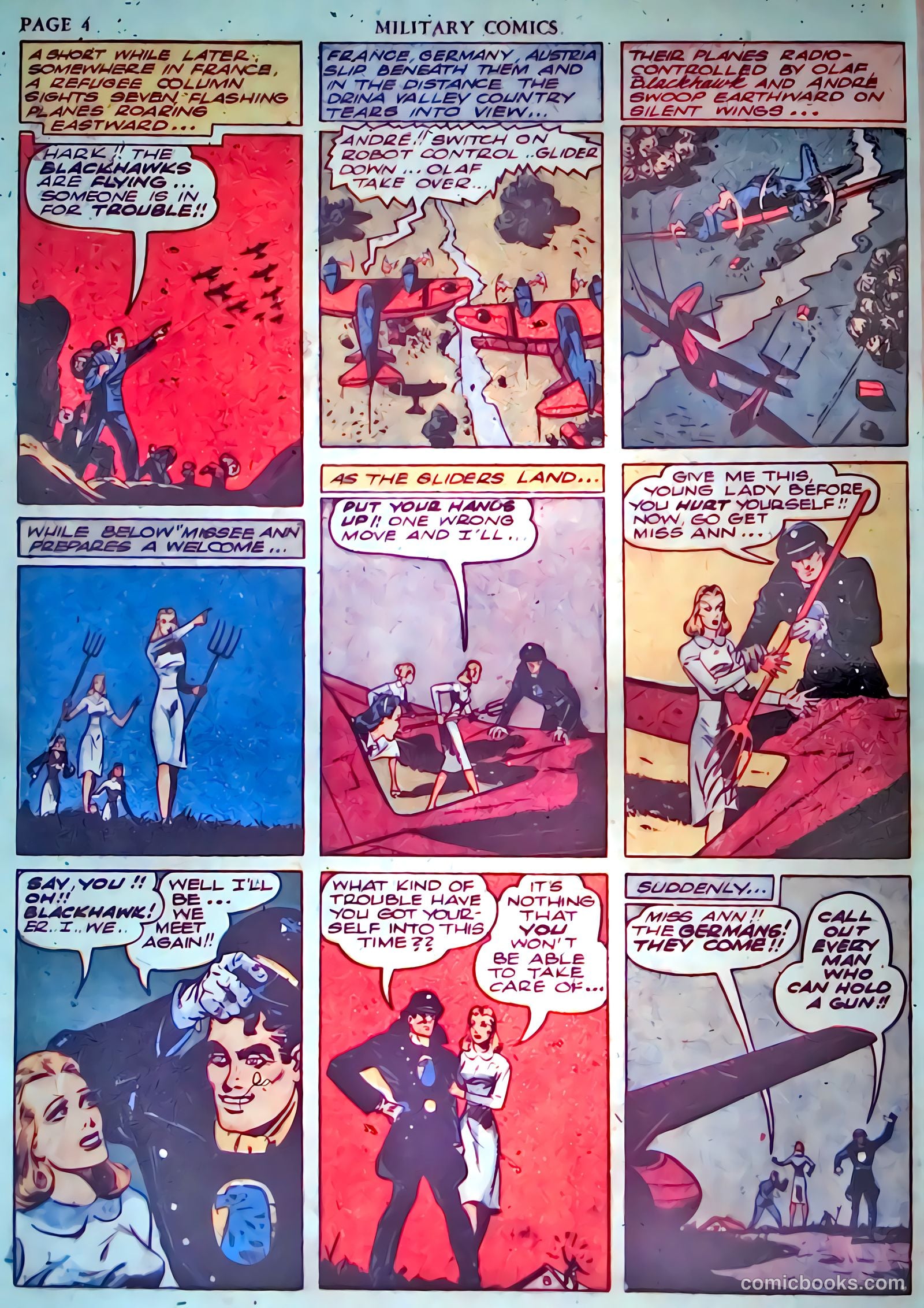 Military Comics #3 (1941) — page 6 of 68