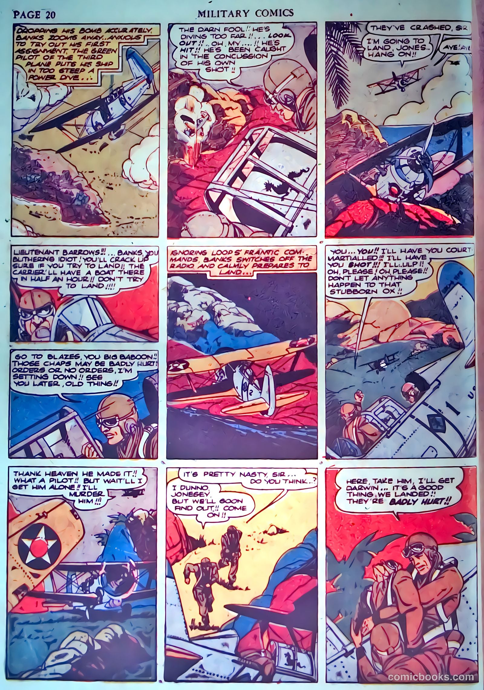 Military Comics #3 (1941) — page 22 of 68