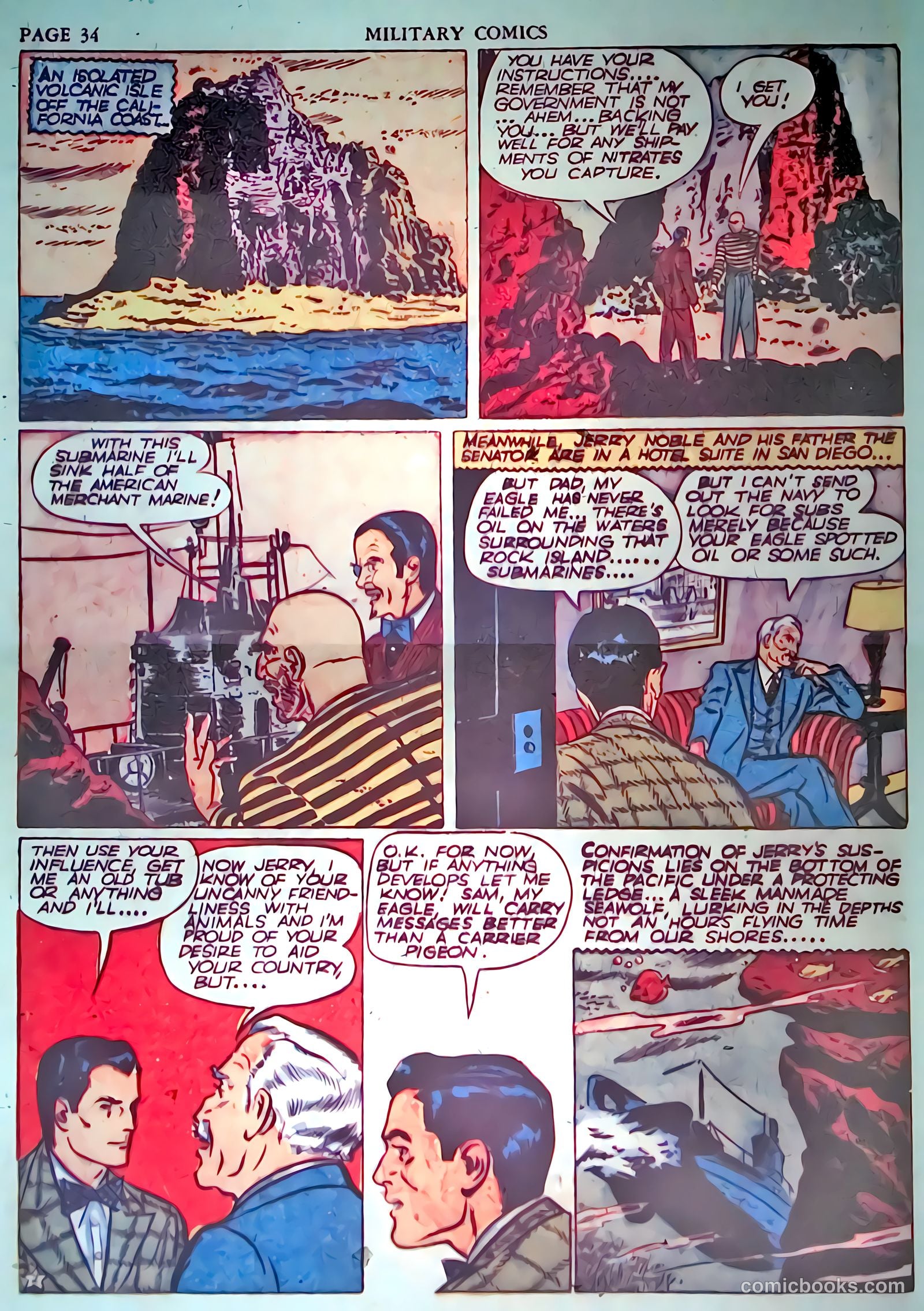 Military Comics #3 (1941) — page 36 of 68