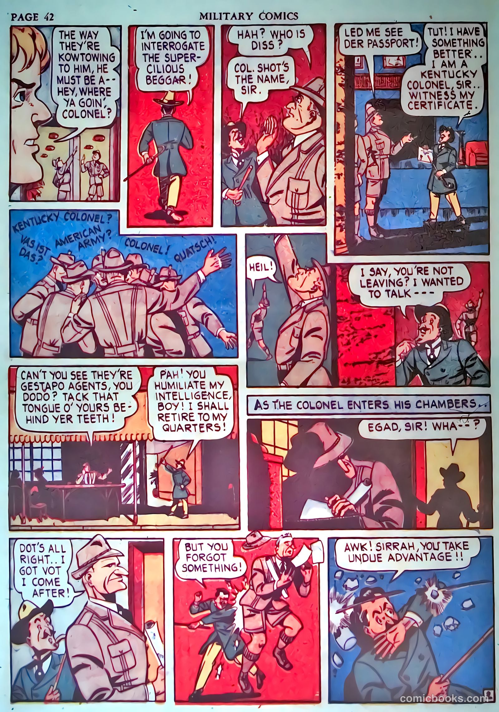 Military Comics #3 (1941) — page 44 of 68