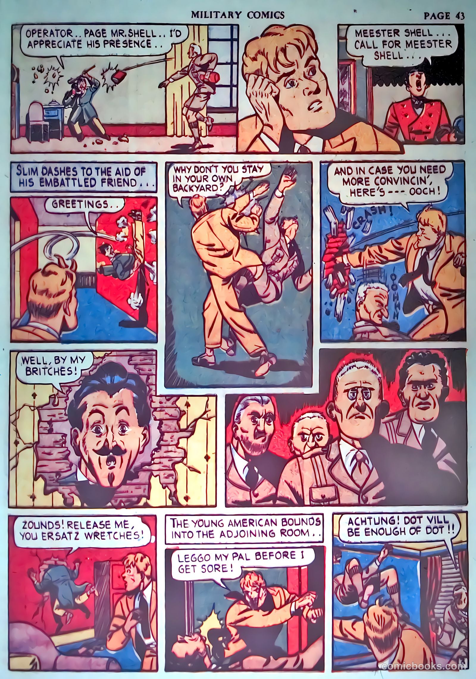 Military Comics #3 (1941) — page 45 of 68