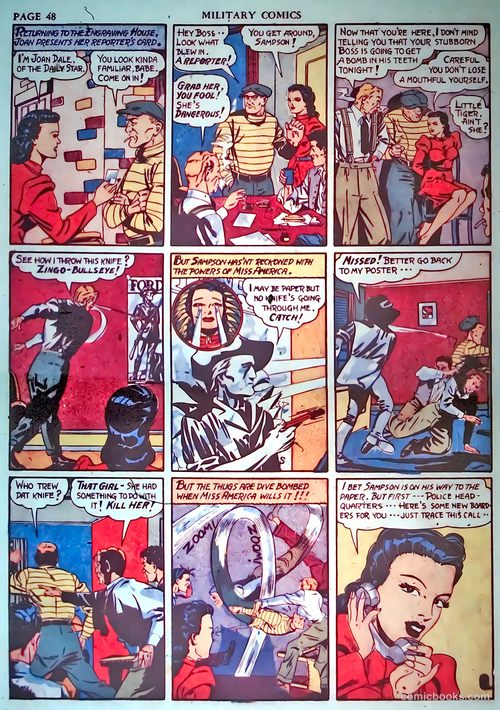 Military Comics #3 (1941) — page 50 of 68