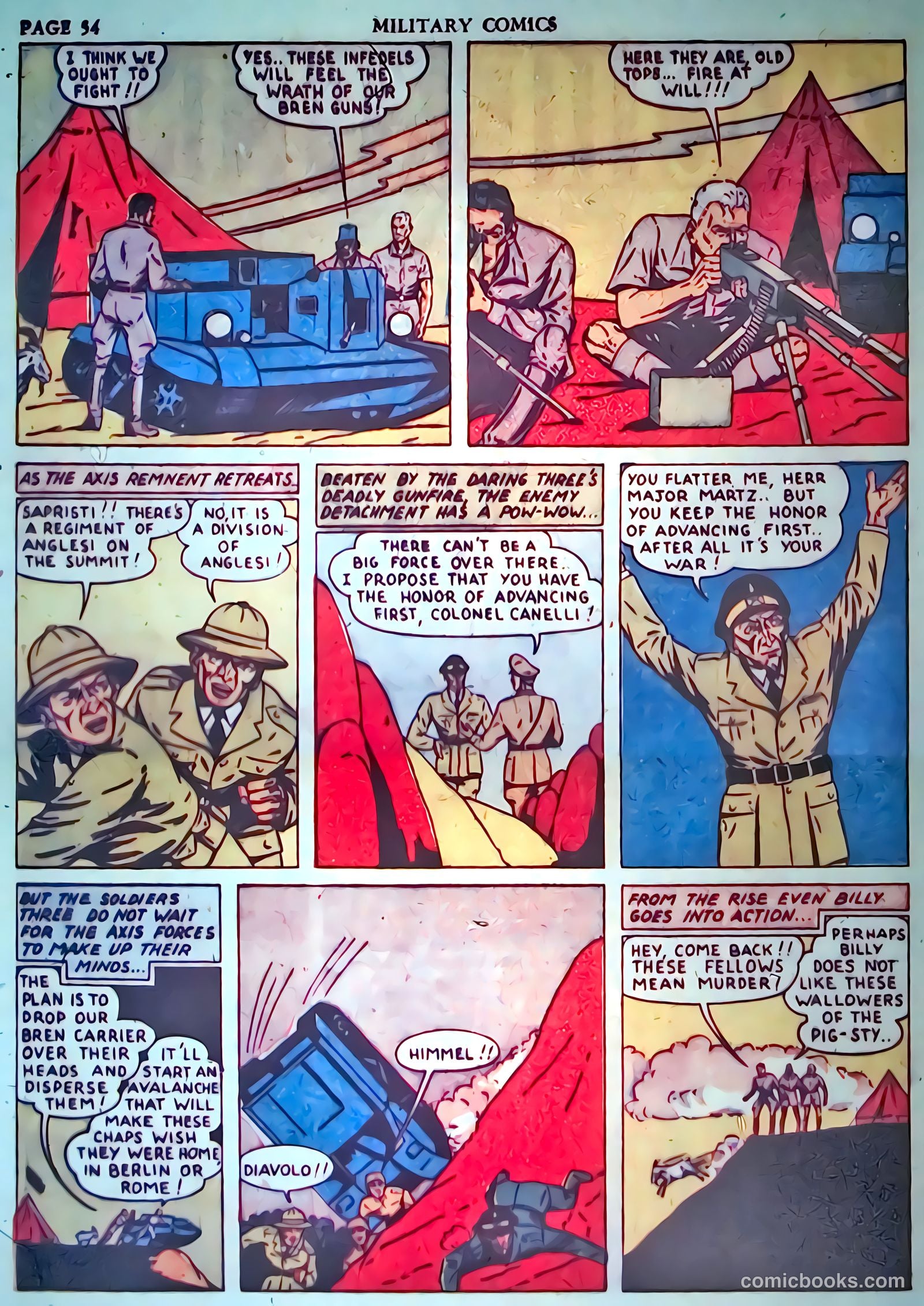 Military Comics #3 (1941) — page 56 of 68
