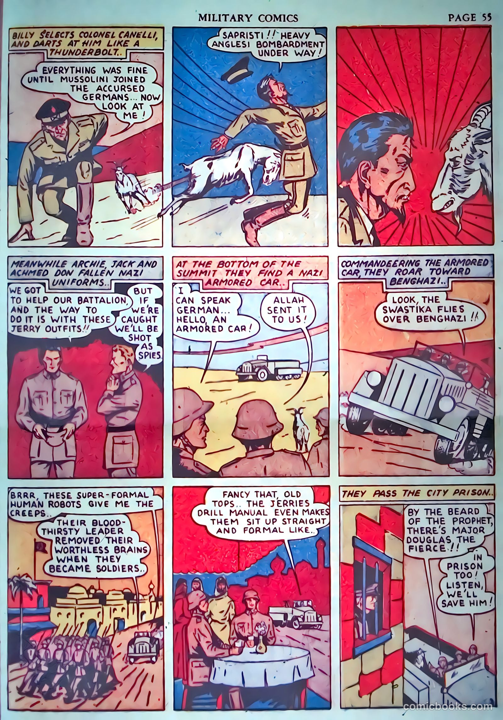 Military Comics #3 (1941) — page 57 of 68