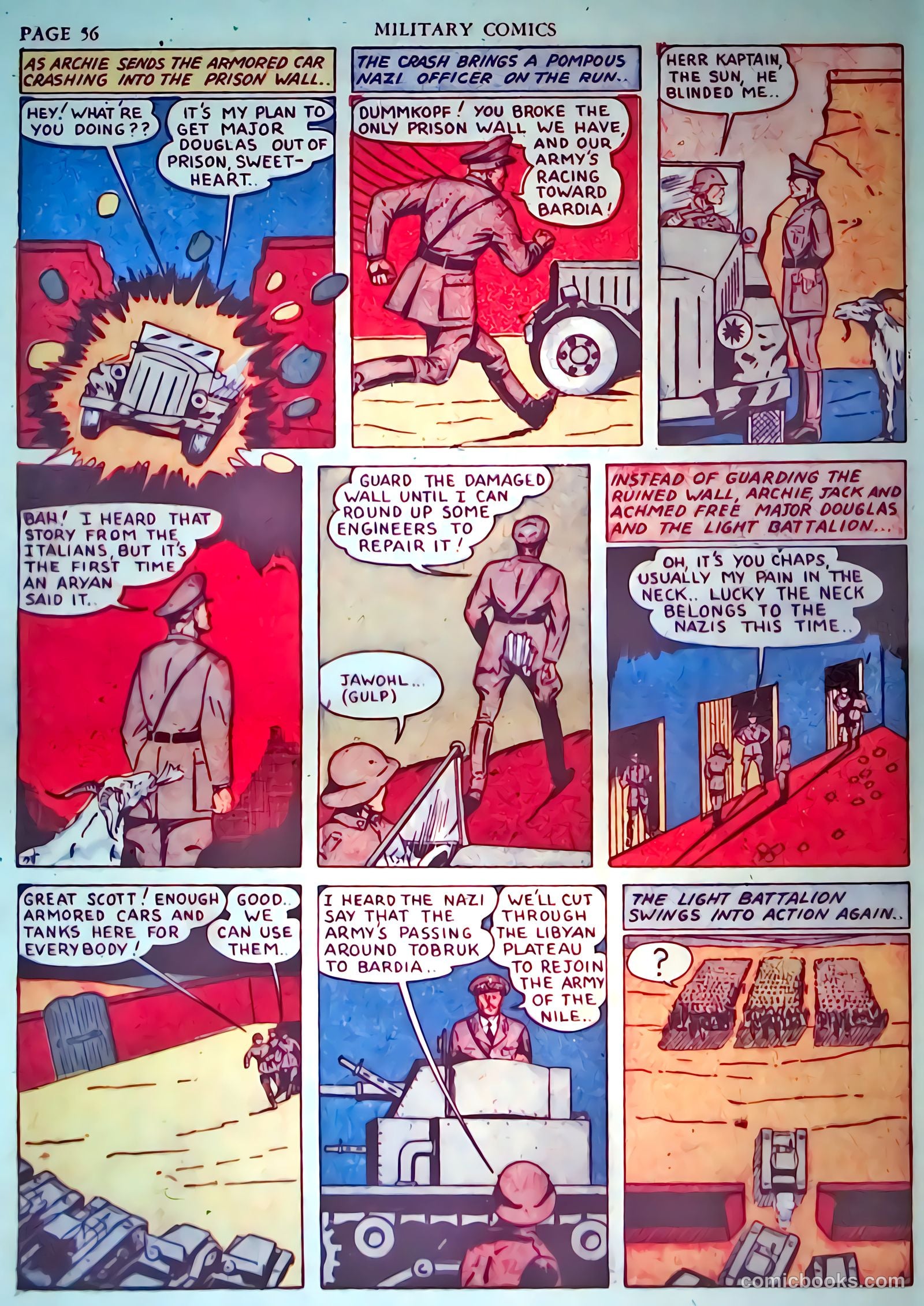 Military Comics #3 (1941) — page 58 of 68