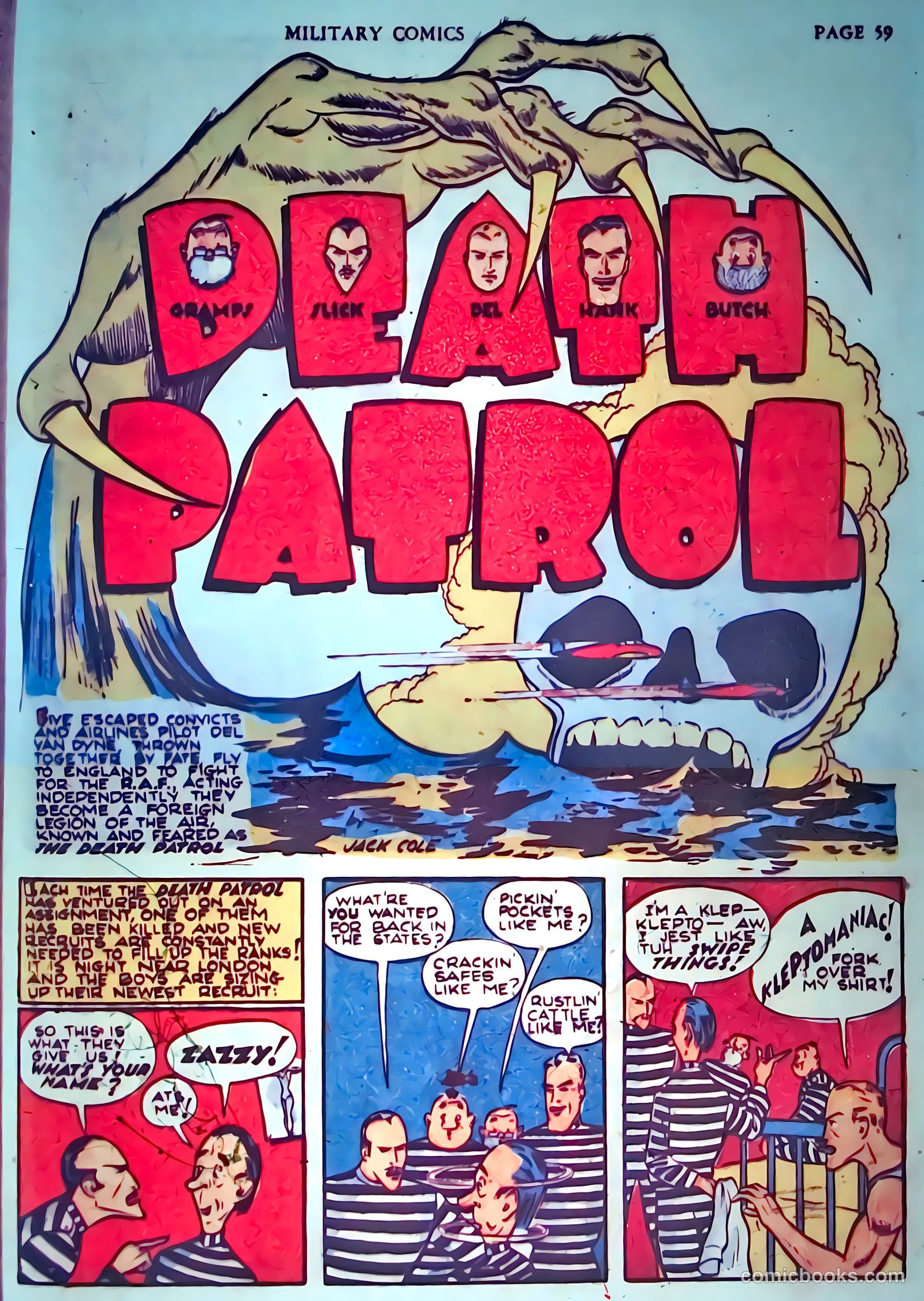 Military Comics #3 (1941) — page 61 of 68