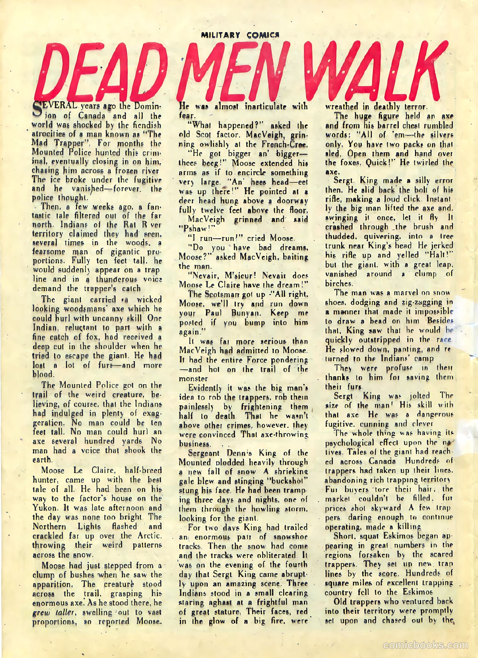 Military Comics #30 (1944) — page 39 of 58