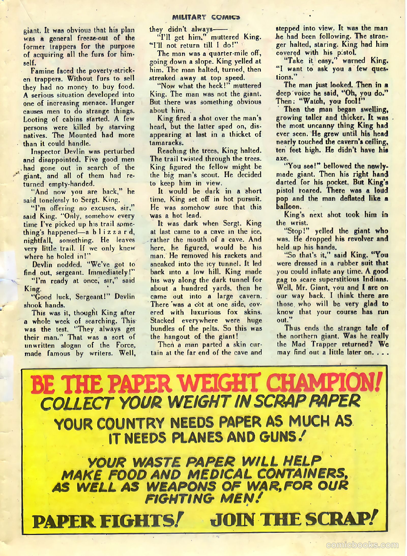 Military Comics #30 (1944) — page 40 of 58