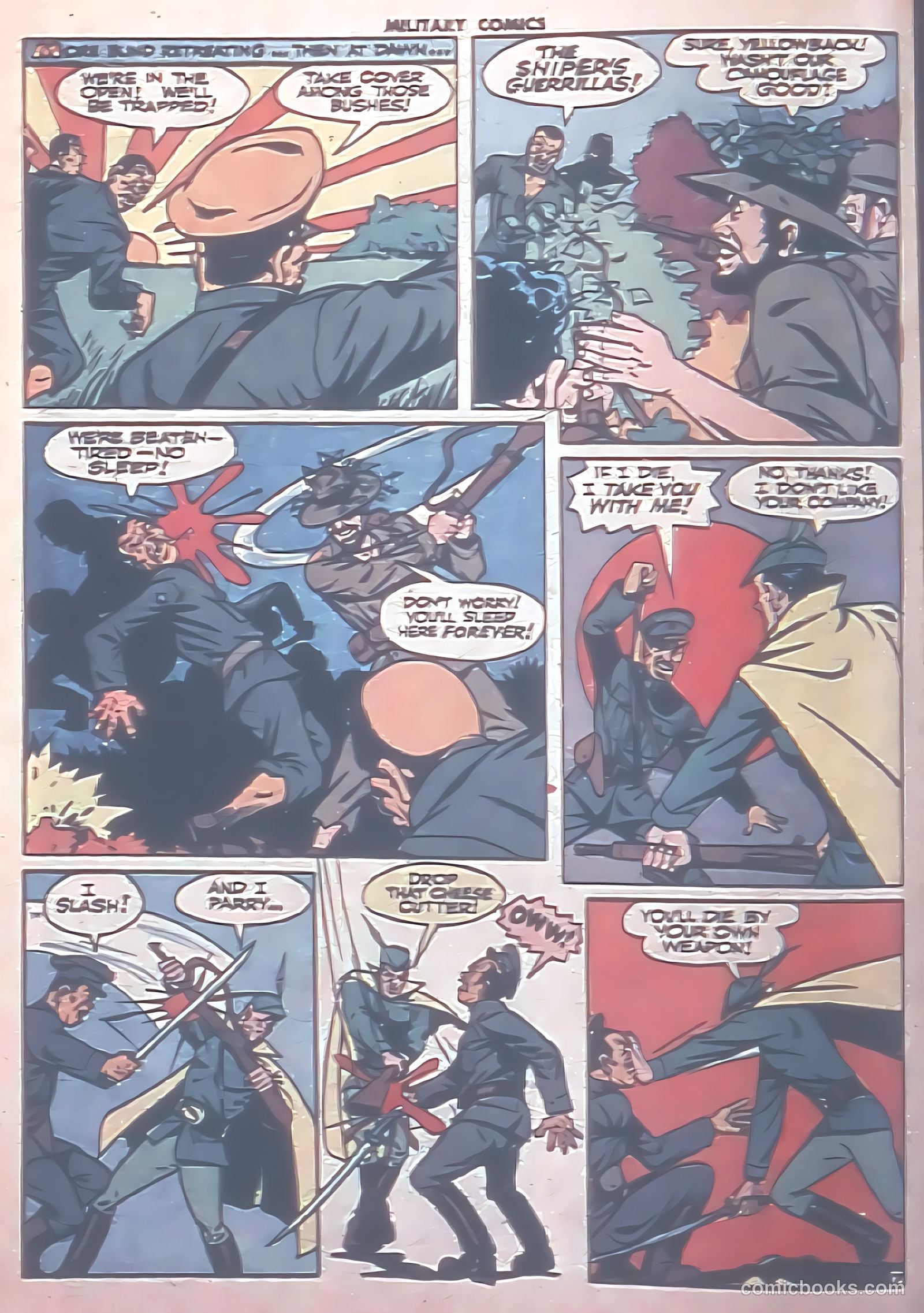 Military Comics #31 (1944) — page 28 of 60