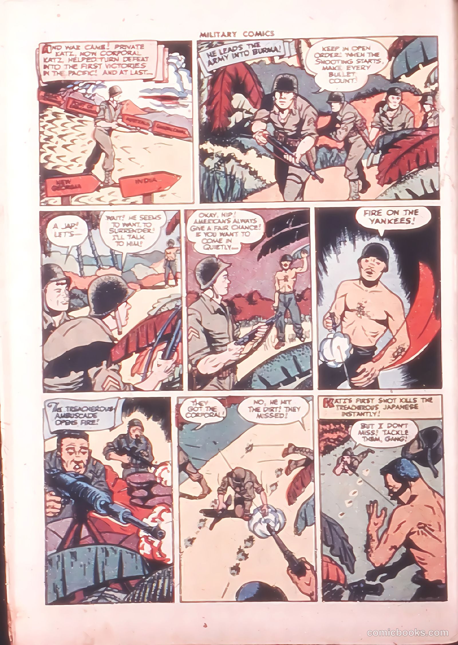 Military Comics #32 (1944) — page 54 of 60