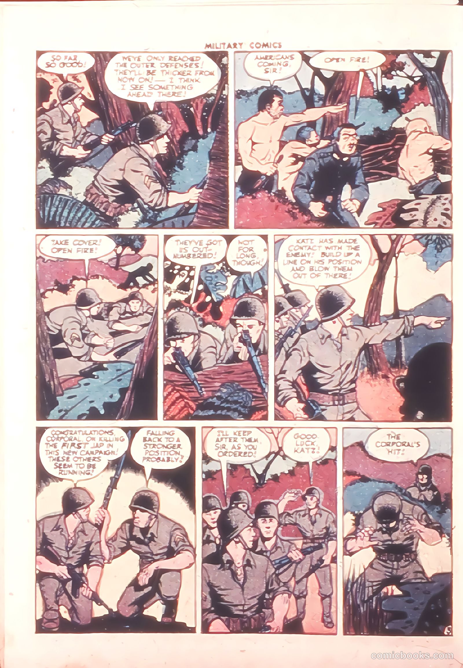 Military Comics #32 (1944) — page 56 of 60