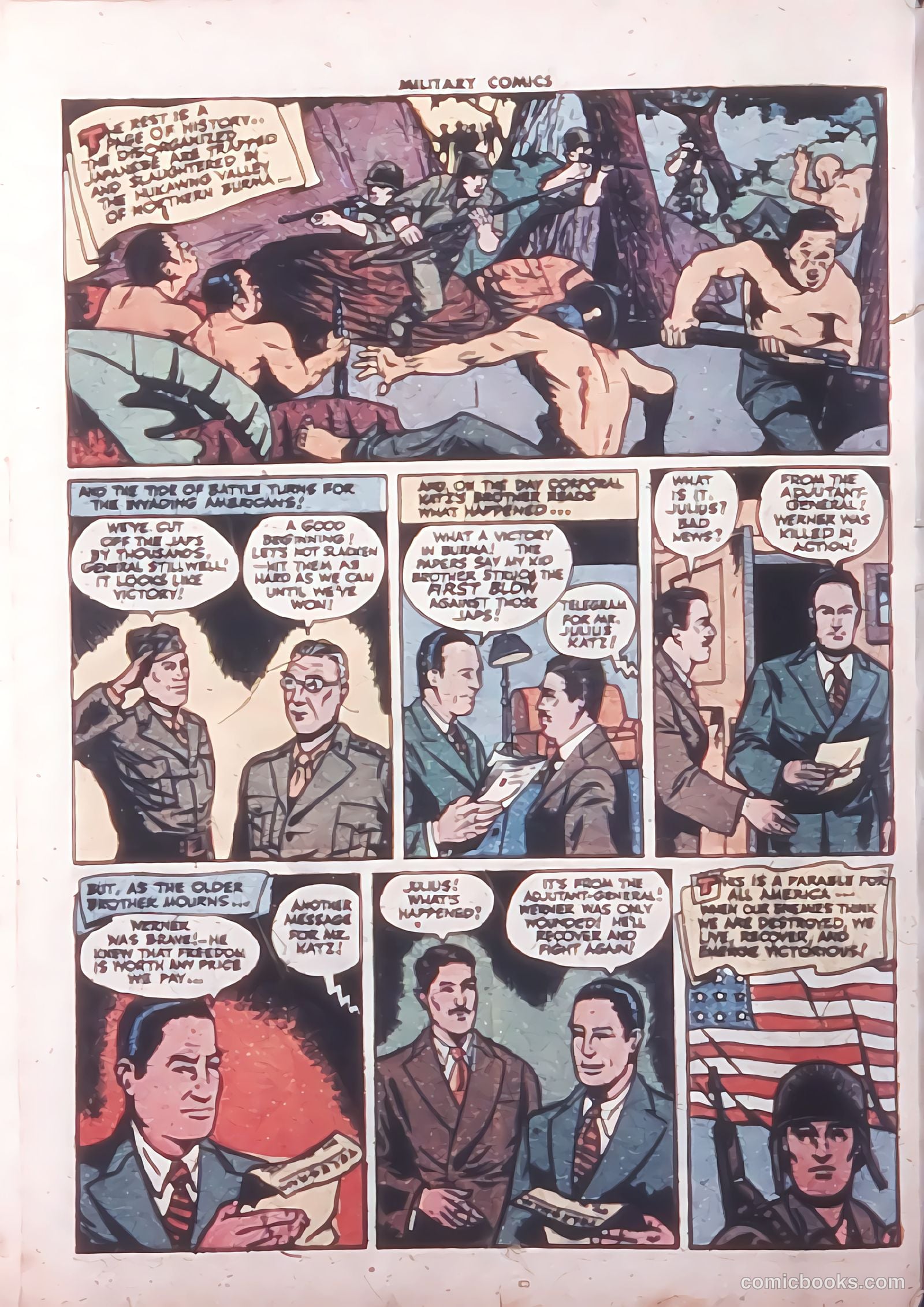 Military Comics #32 (1944) — page 58 of 60