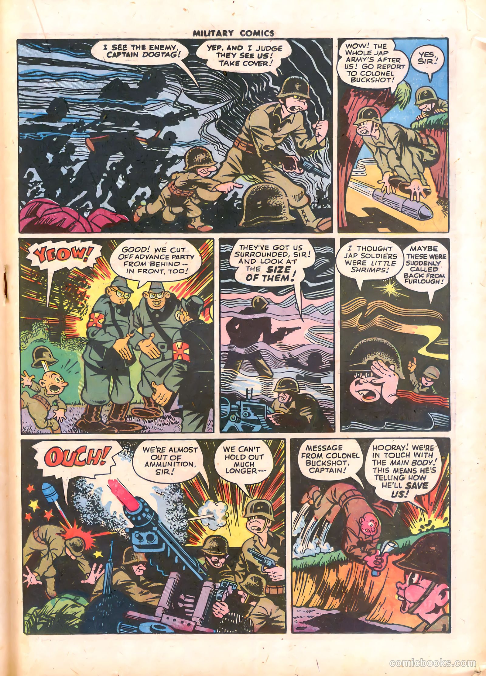 Military Comics #33 (1944) — page 33 of 60