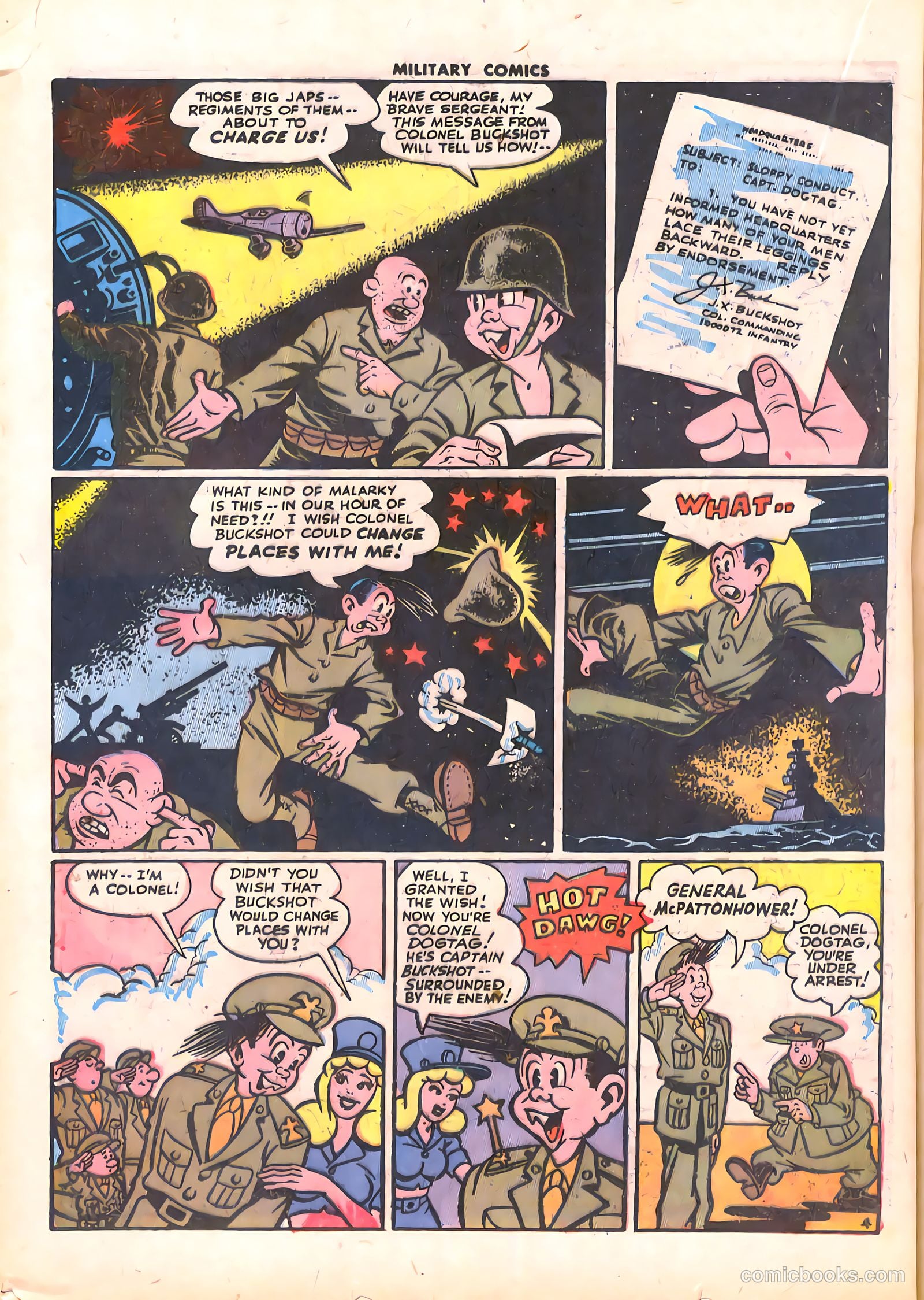 Military Comics #33 (1944) — page 34 of 60