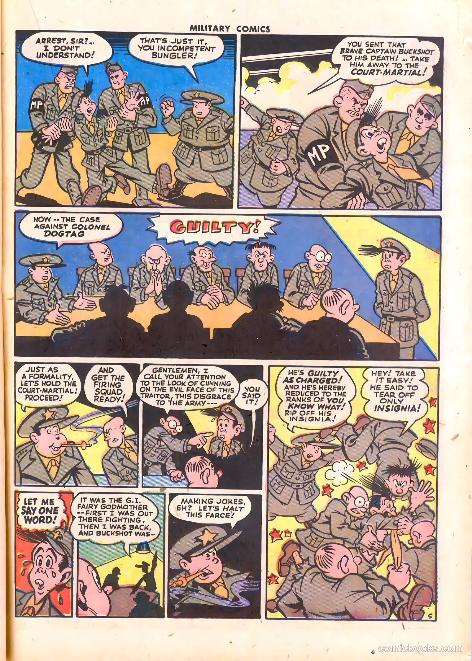 Military Comics #33 (1944) — page 35 of 60