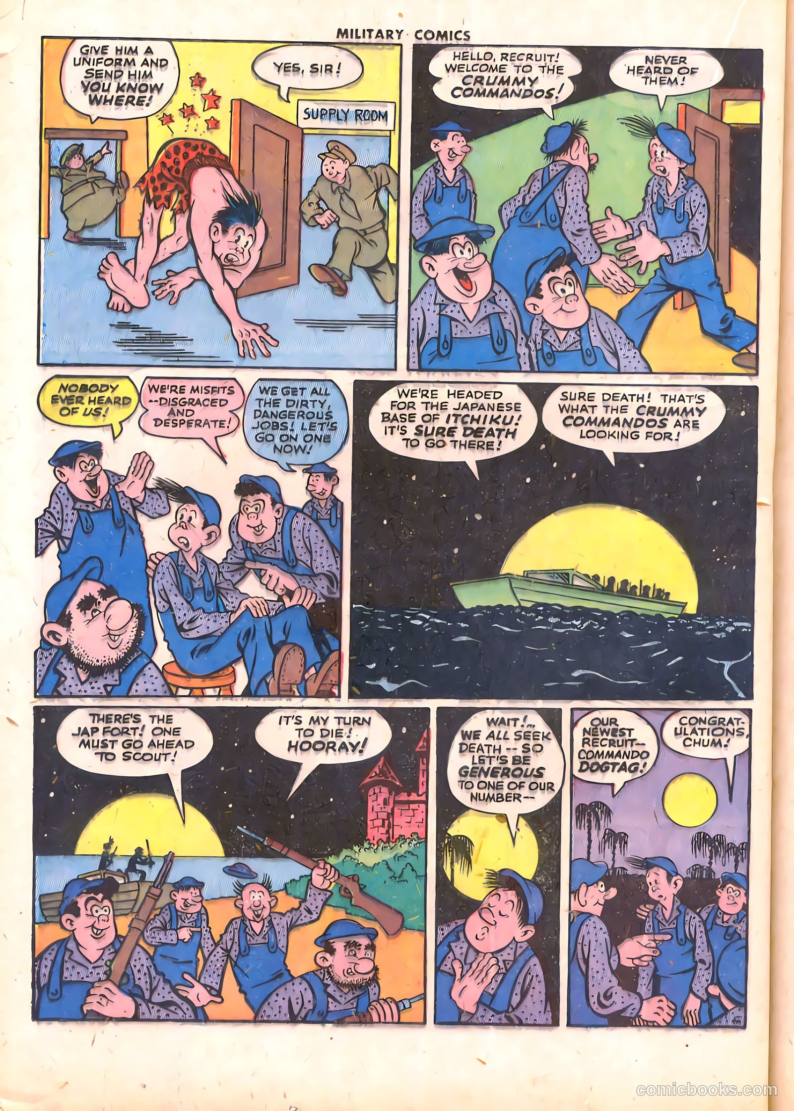 Military Comics #33 (1944) — page 36 of 60