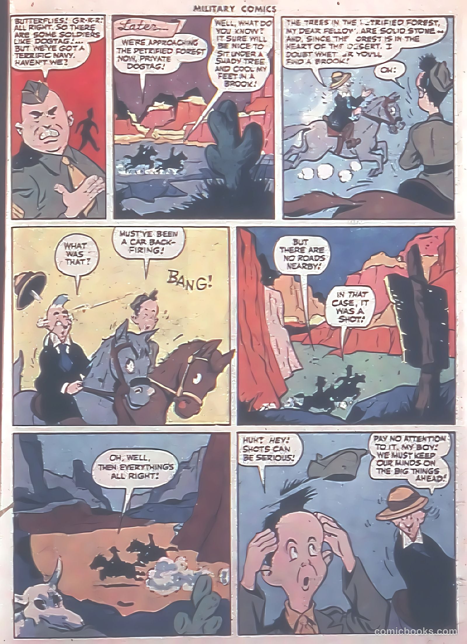 Military Comics #37 (1945) — page 33 of 60