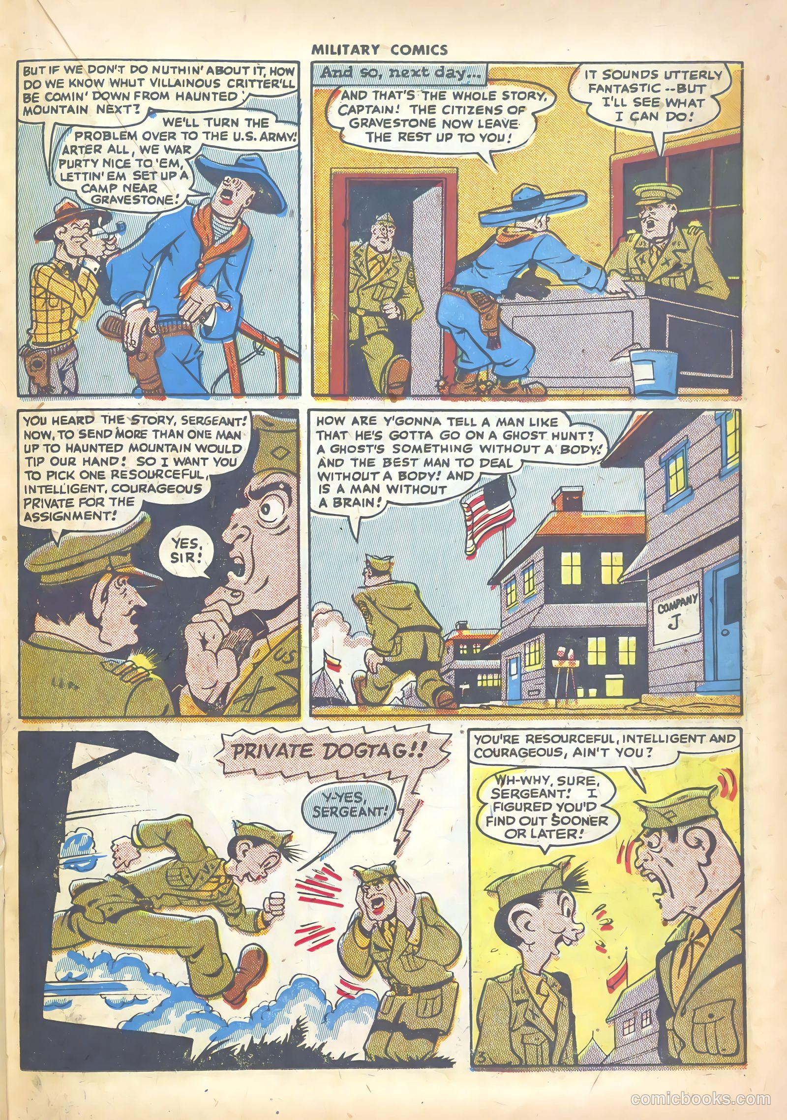 Military Comics #39 (1945) — page 33 of 60