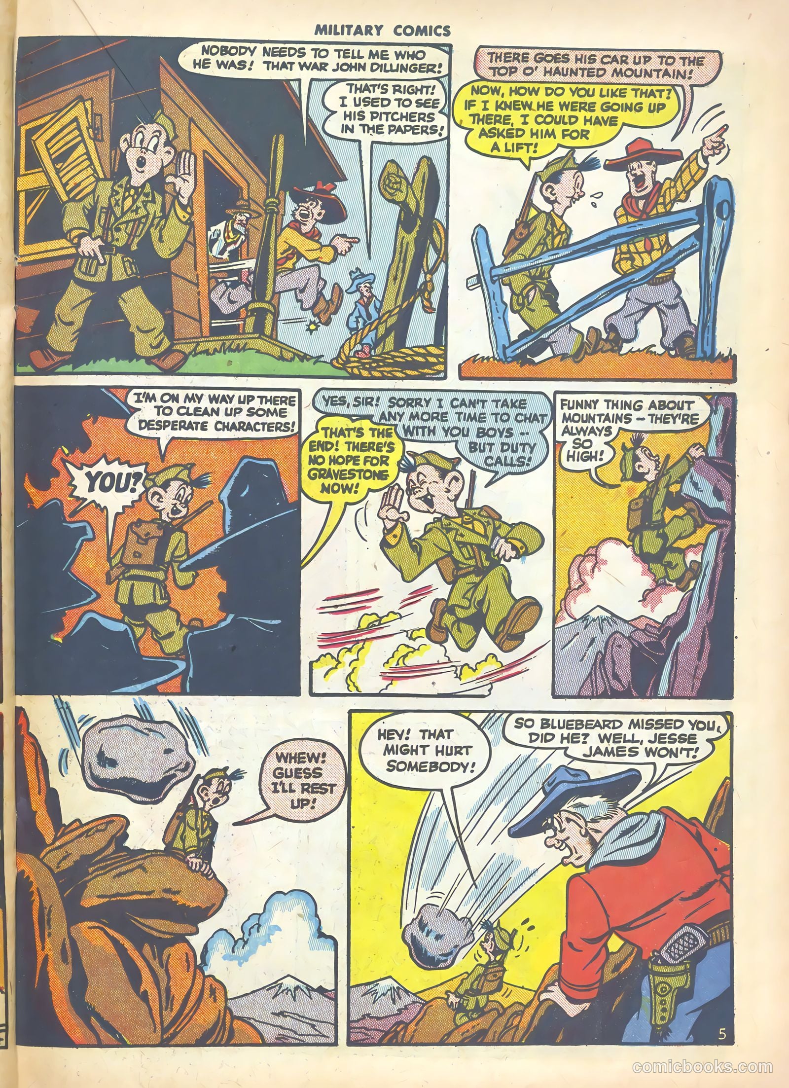 Military Comics #39 (1945) — page 35 of 60
