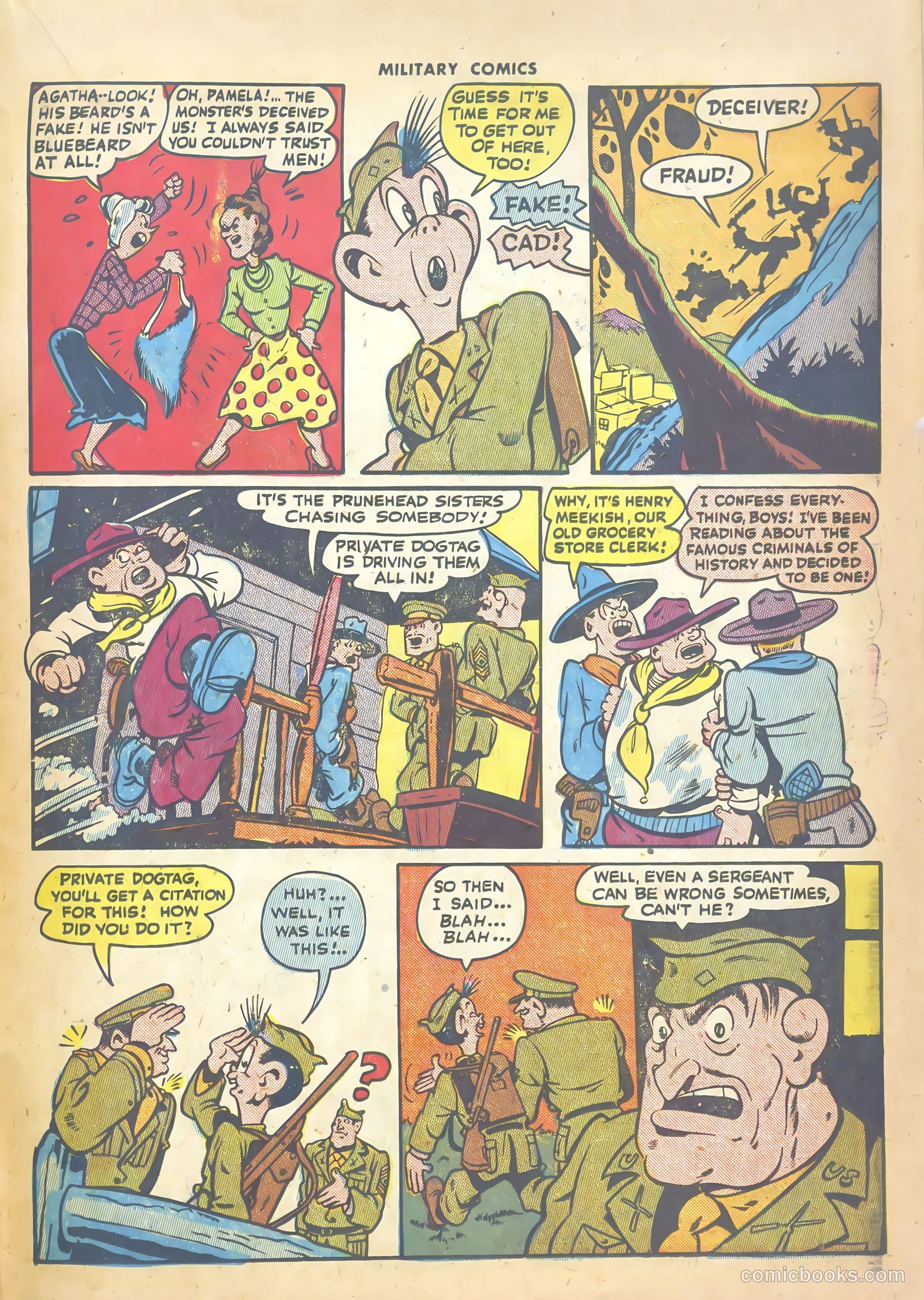 Military Comics #39 (1945) — page 39 of 60