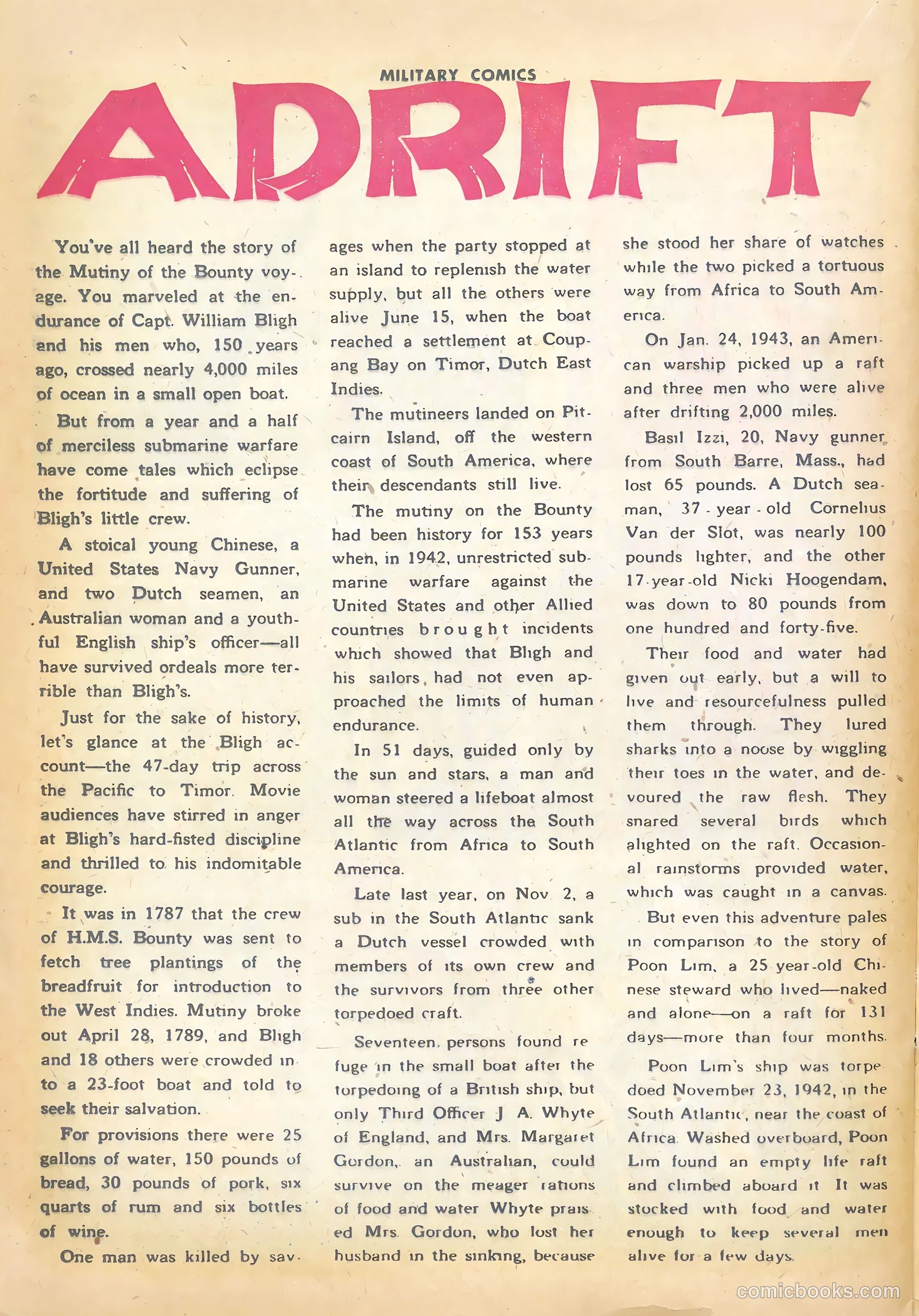 Military Comics #39 (1945) — page 40 of 60