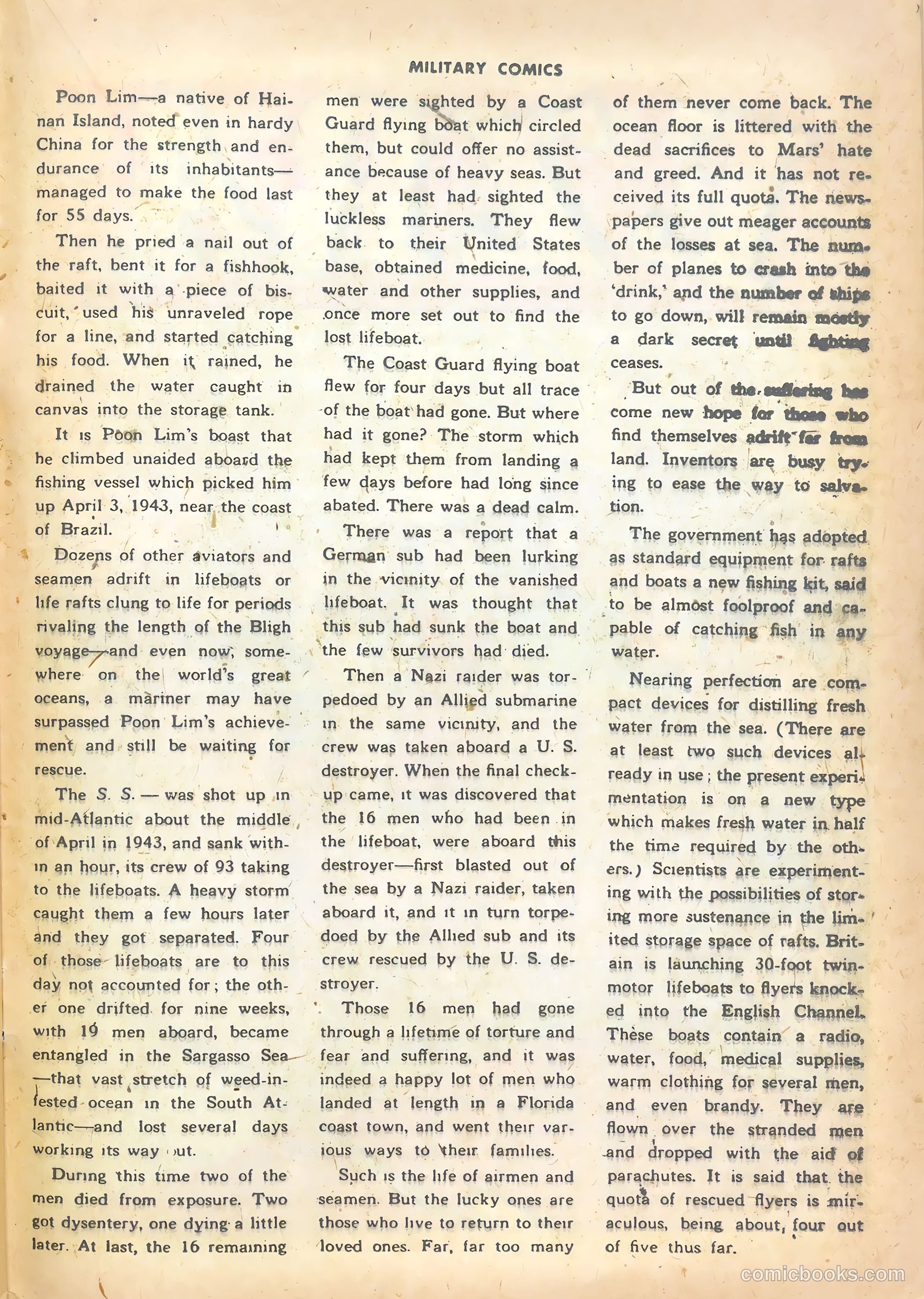 Military Comics #39 (1945) — page 41 of 60