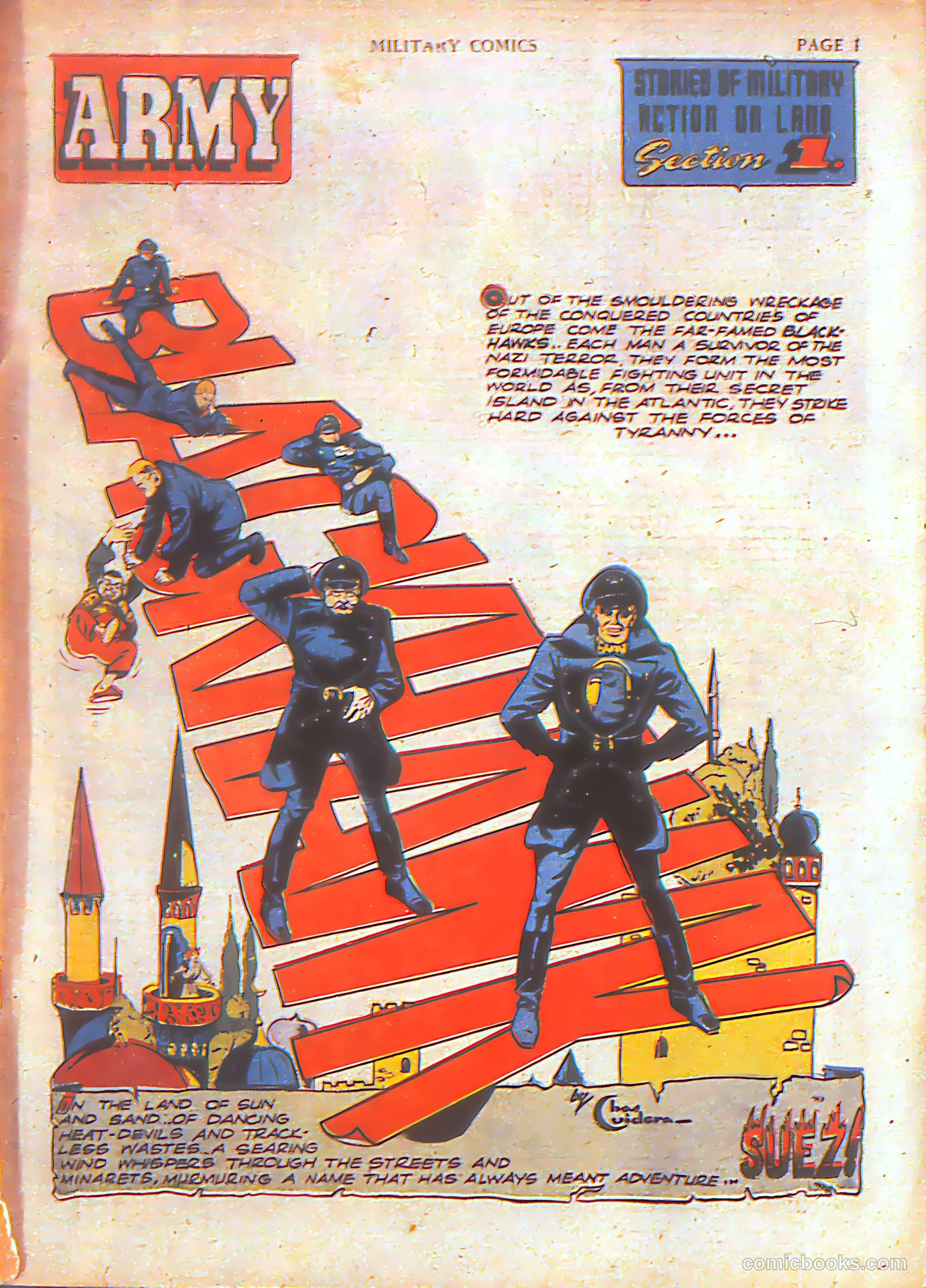 Military Comics #4 (1941) — page 3 of 68