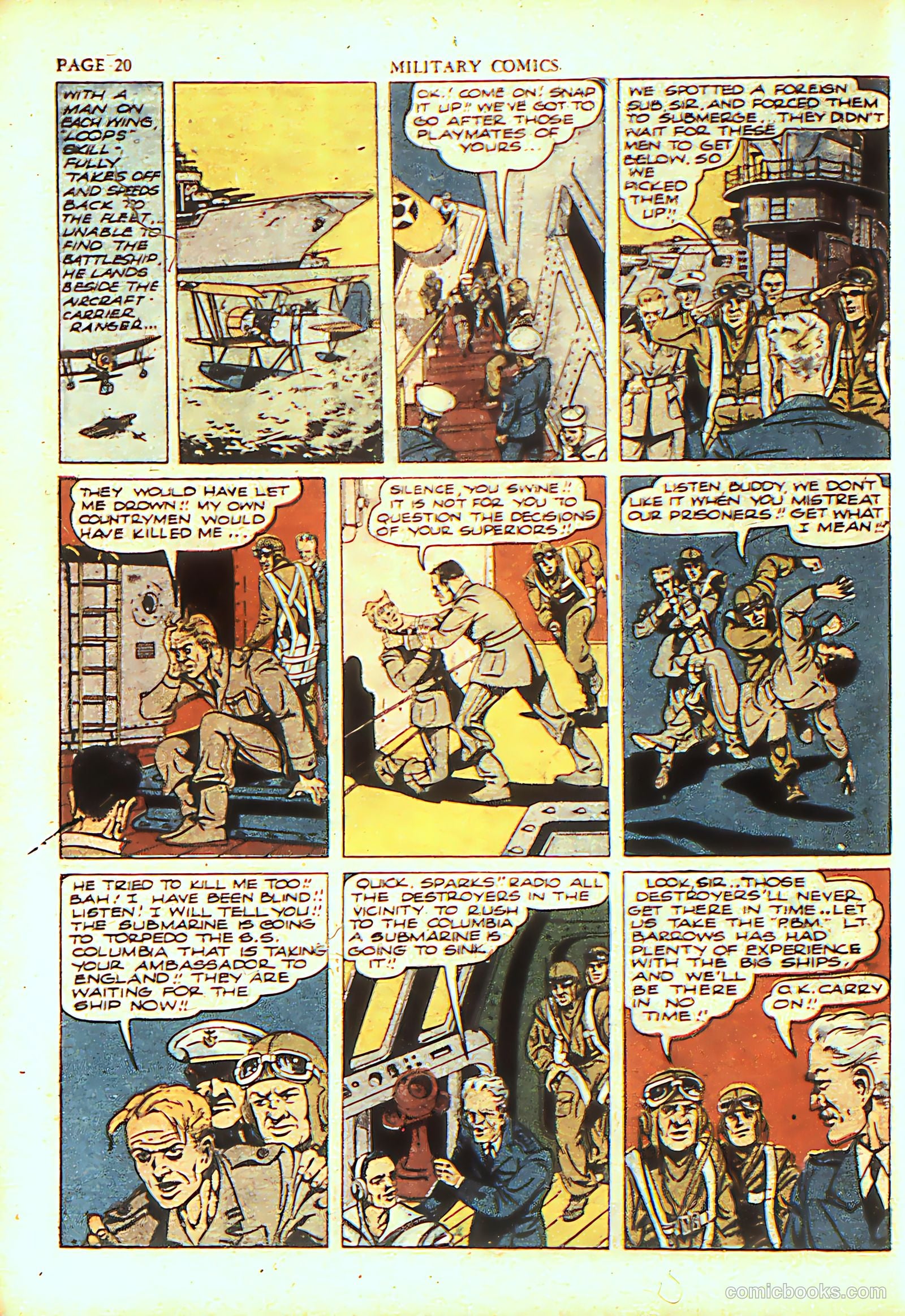 Military Comics #4 (1941) — page 22 of 68