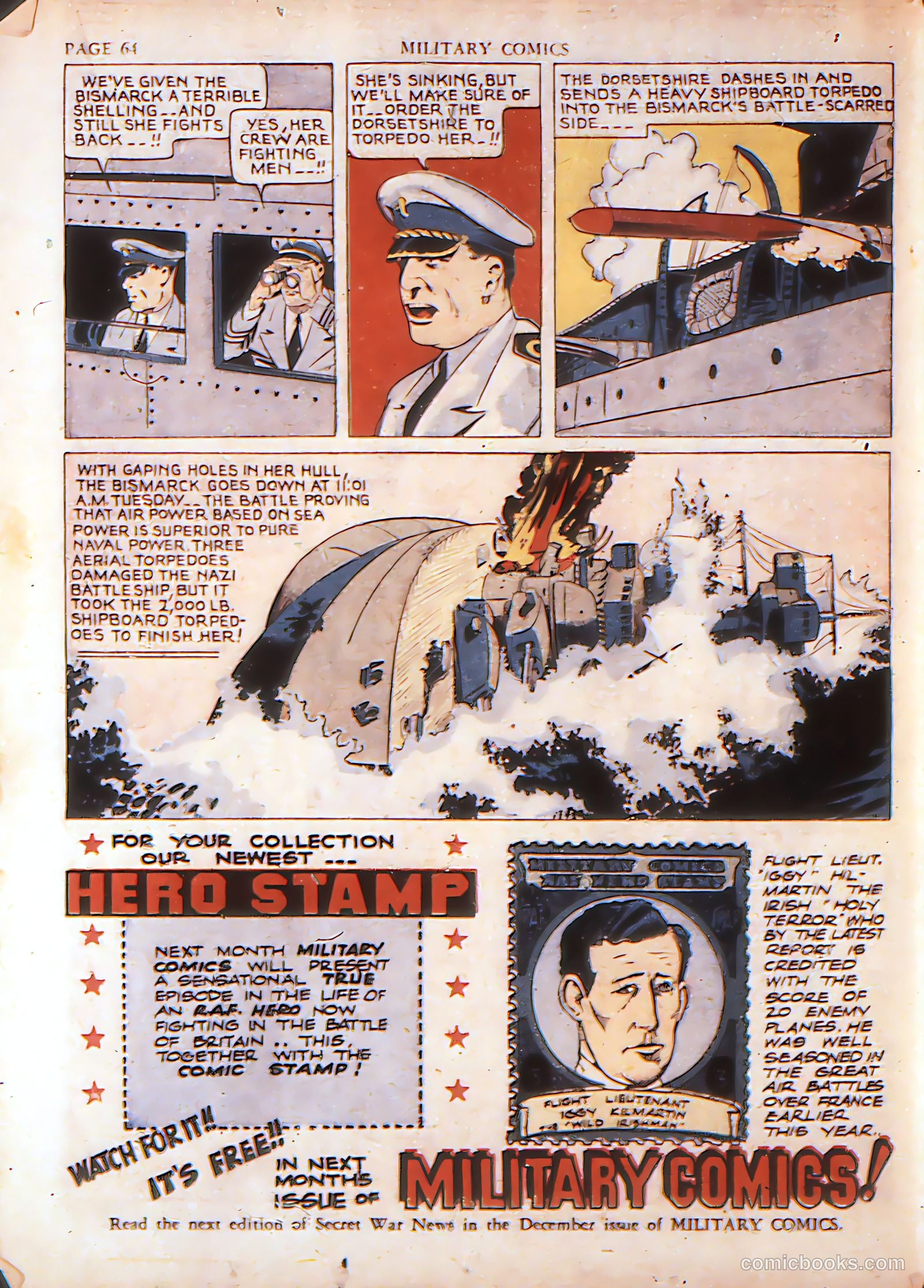 Military Comics #4 (1941) — page 66 of 68