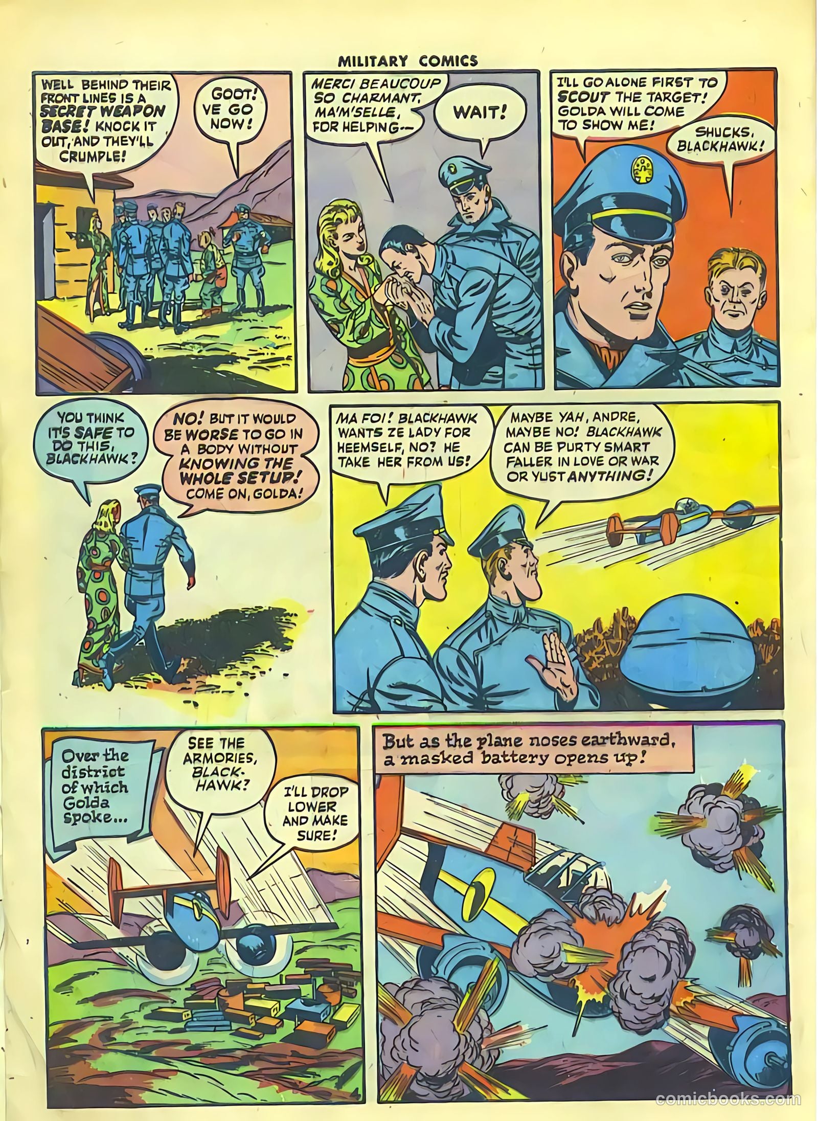 Military Comics #42 (1945) — page 6 of 60