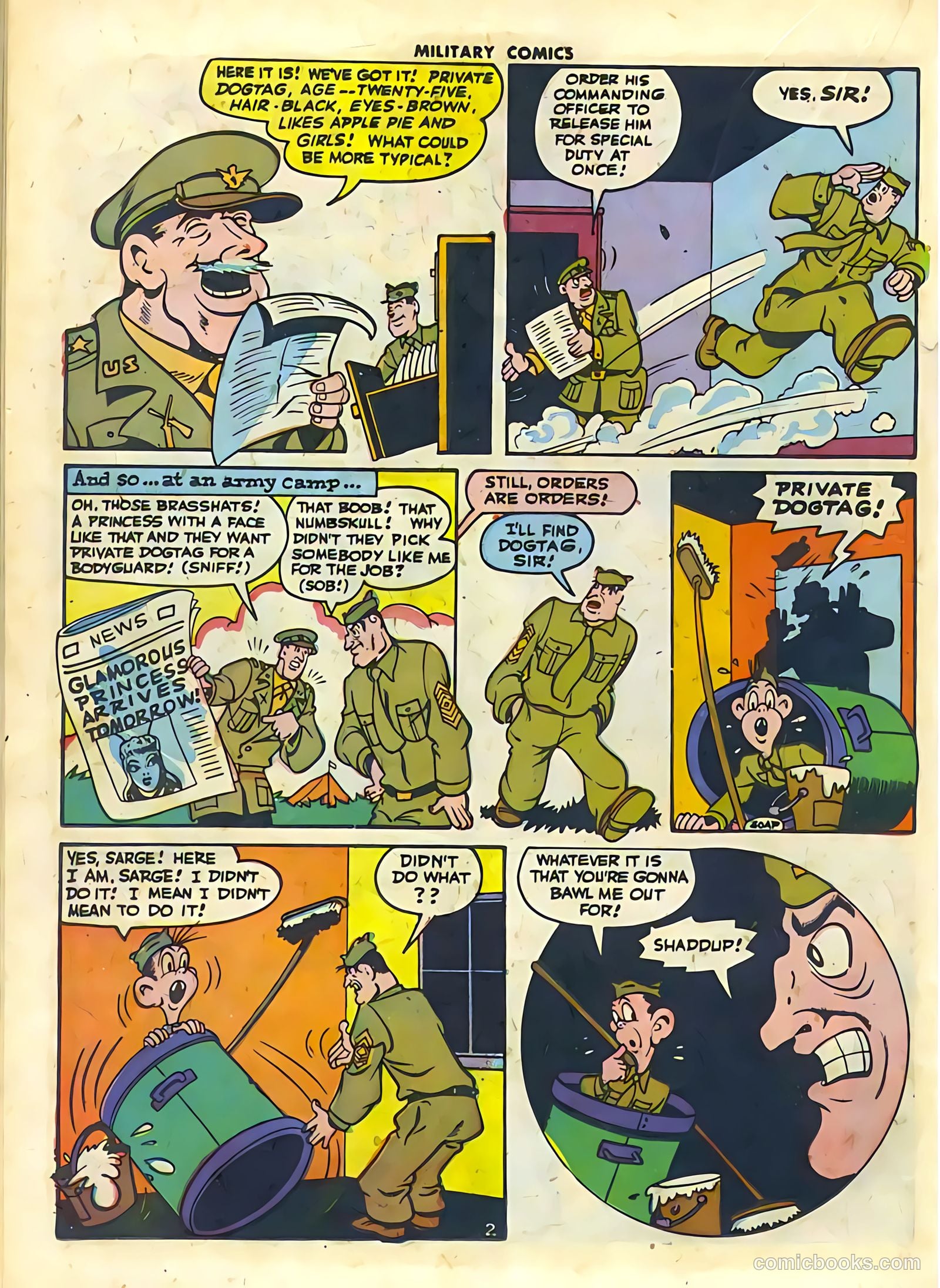 Military Comics #42 (1945) — page 32 of 60