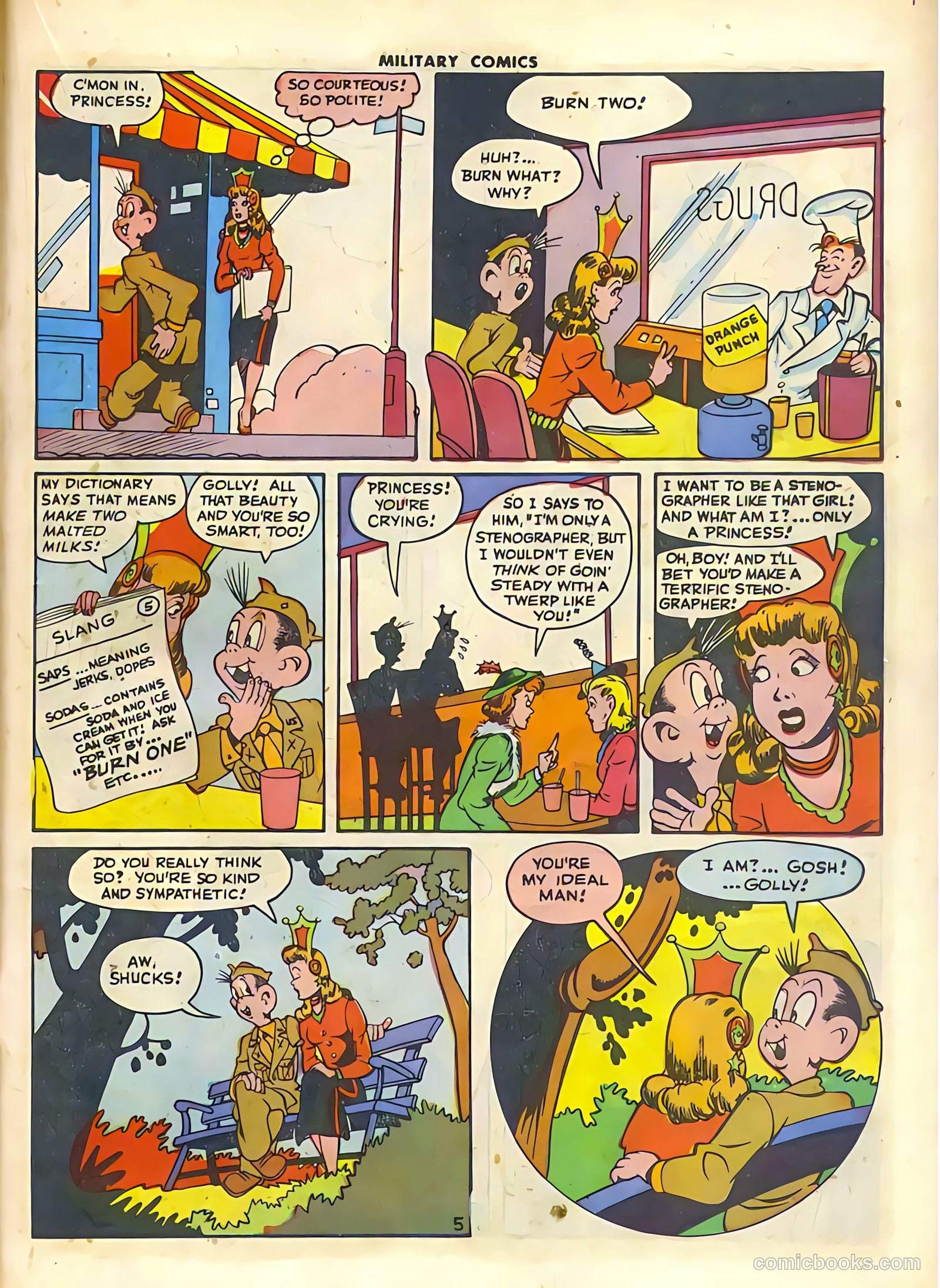 Military Comics #42 (1945) — page 35 of 60