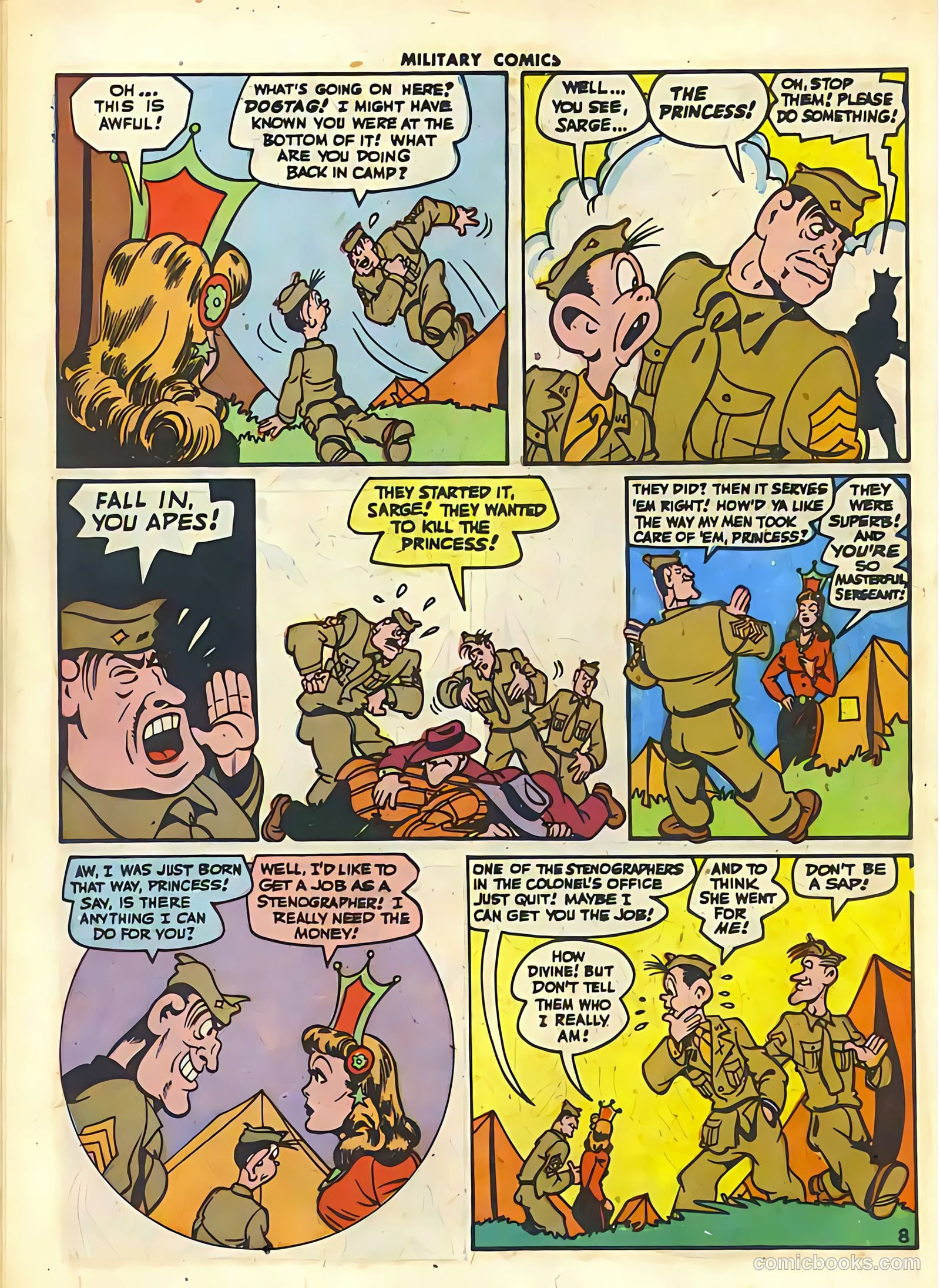 Military Comics #42 (1945) — page 38 of 60