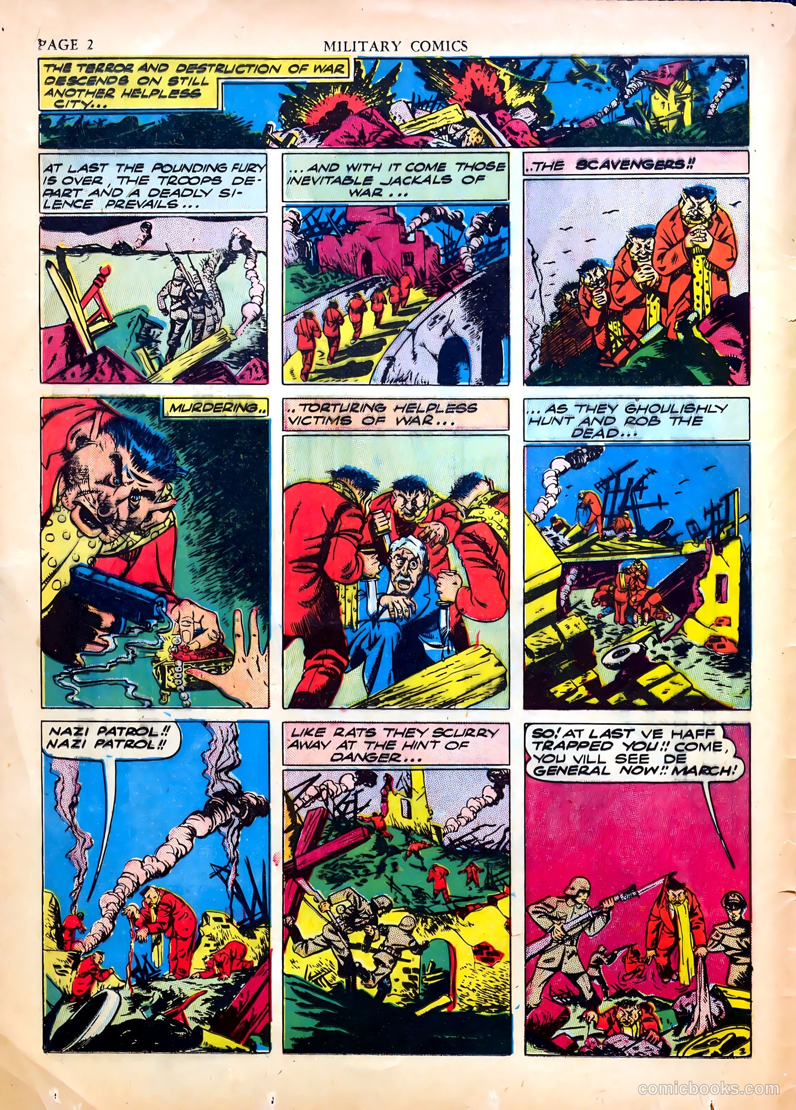 Military Comics #5 (1941) — page 4 of 68