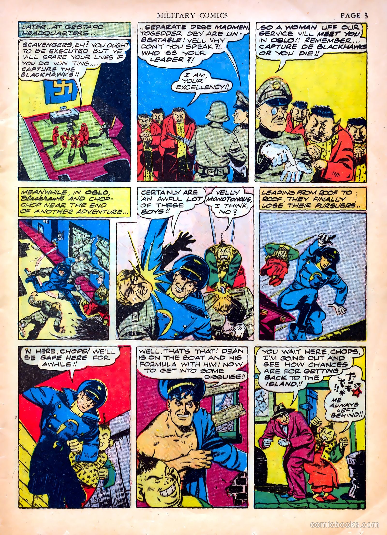 Military Comics #5 (1941) — page 5 of 68