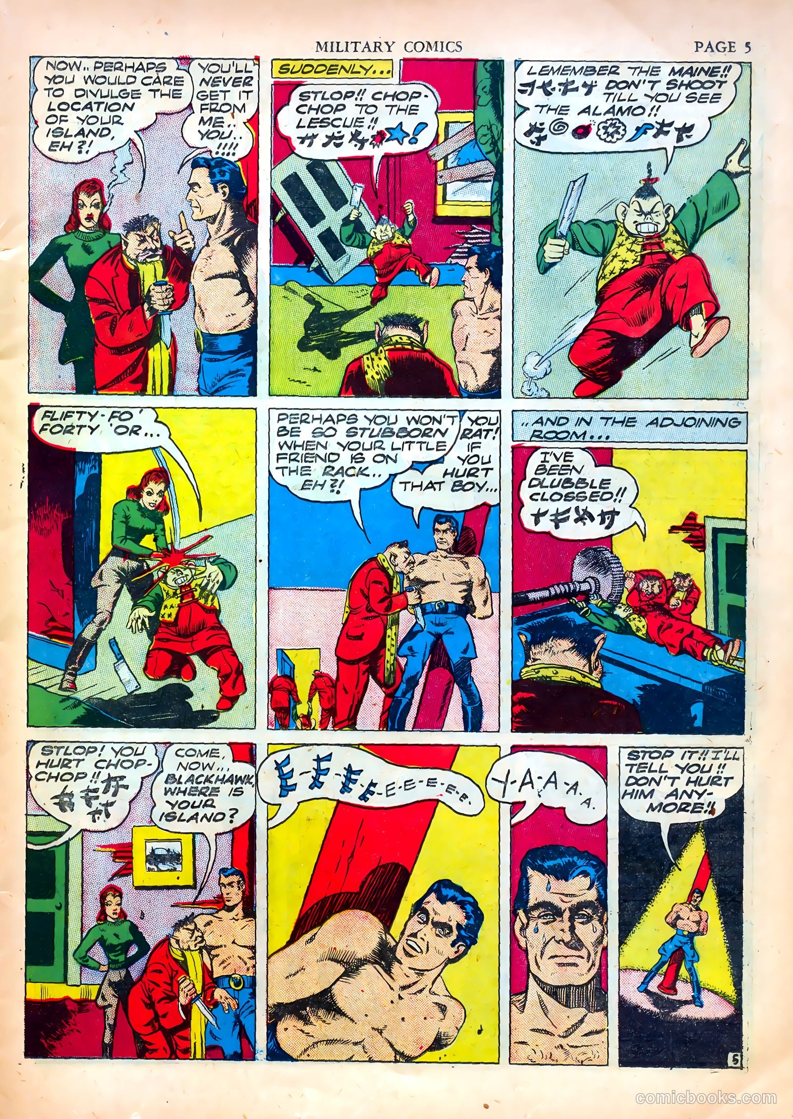 Military Comics #5 (1941) — page 7 of 68