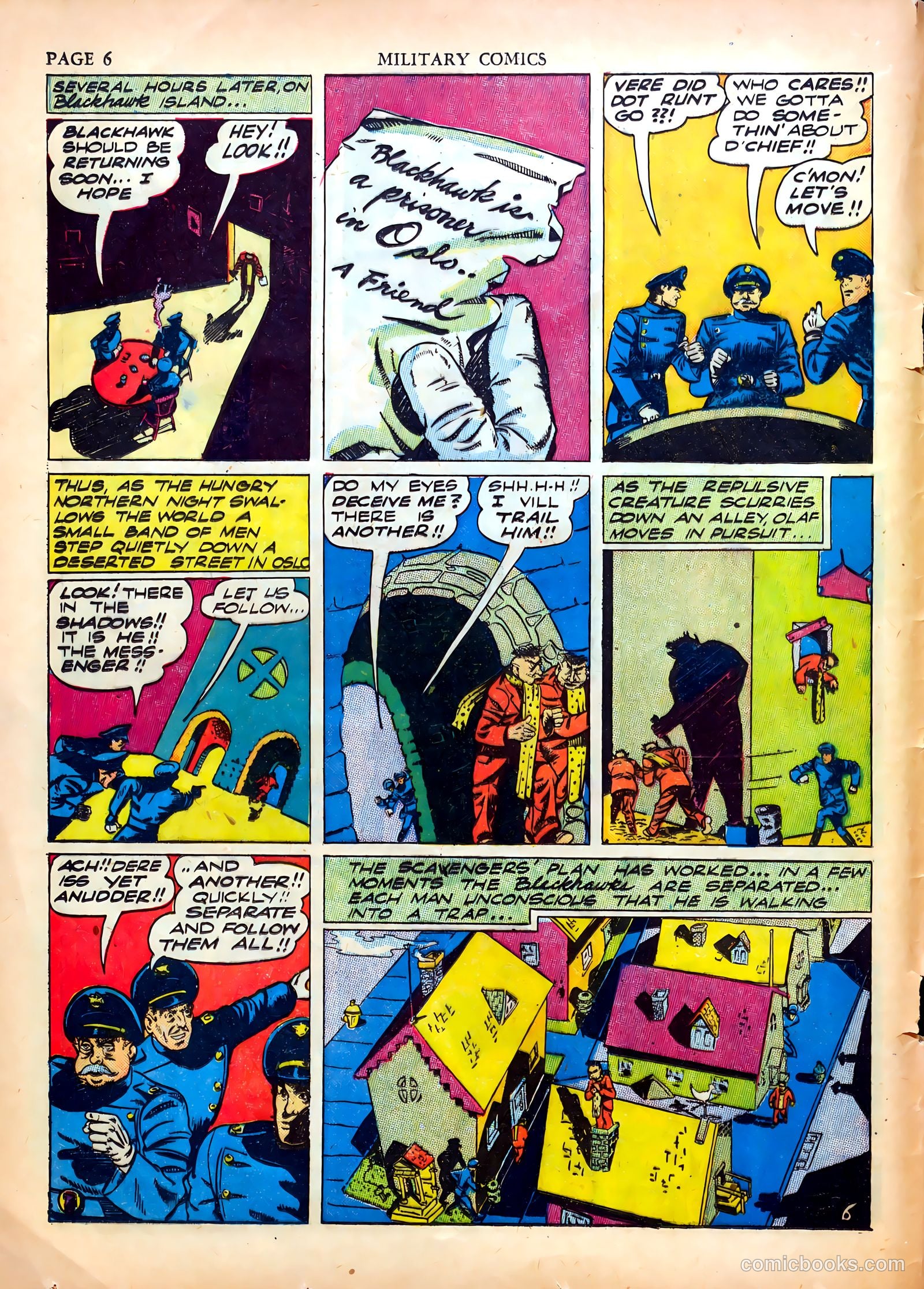 Military Comics #5 (1941) — page 8 of 68