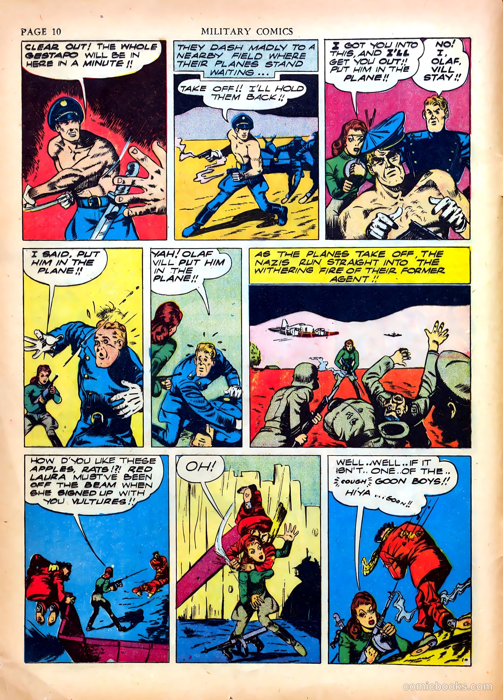 Military Comics #5 (1941) — page 12 of 68