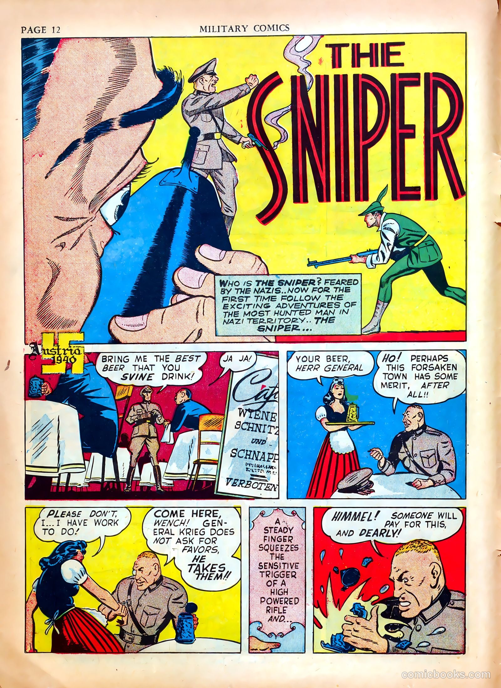Military Comics #5 (1941) — page 14 of 68