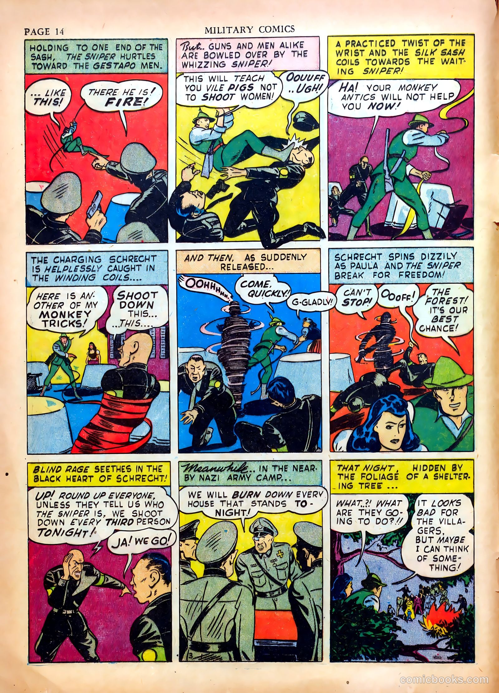 Military Comics #5 (1941) — page 16 of 68