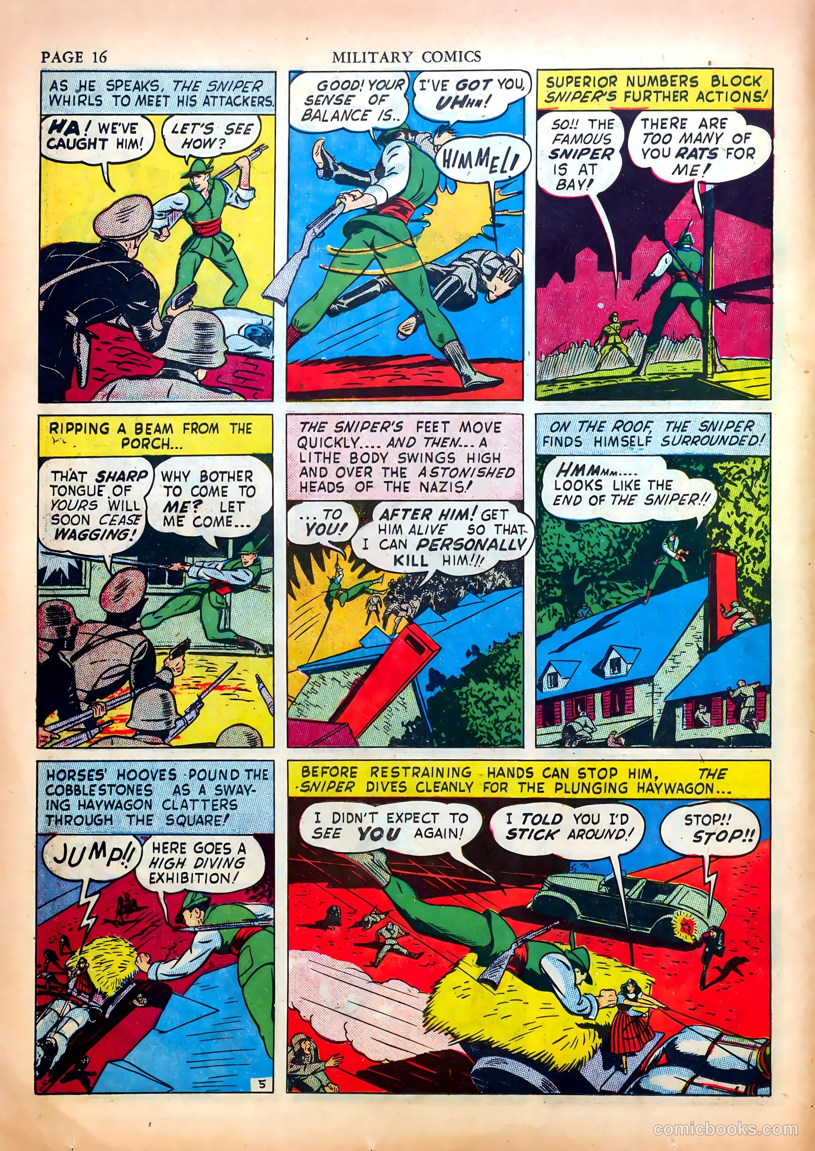 Military Comics #5 (1941) — page 18 of 68