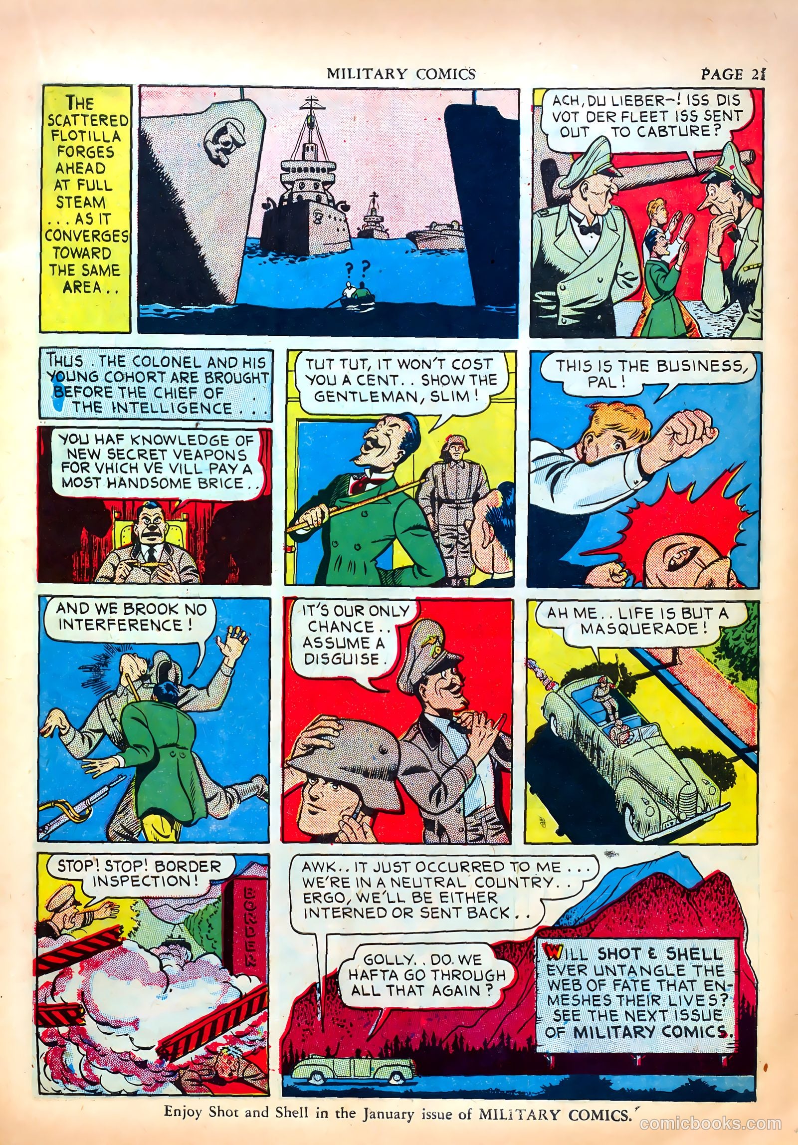 Military Comics #5 (1941) — page 23 of 68