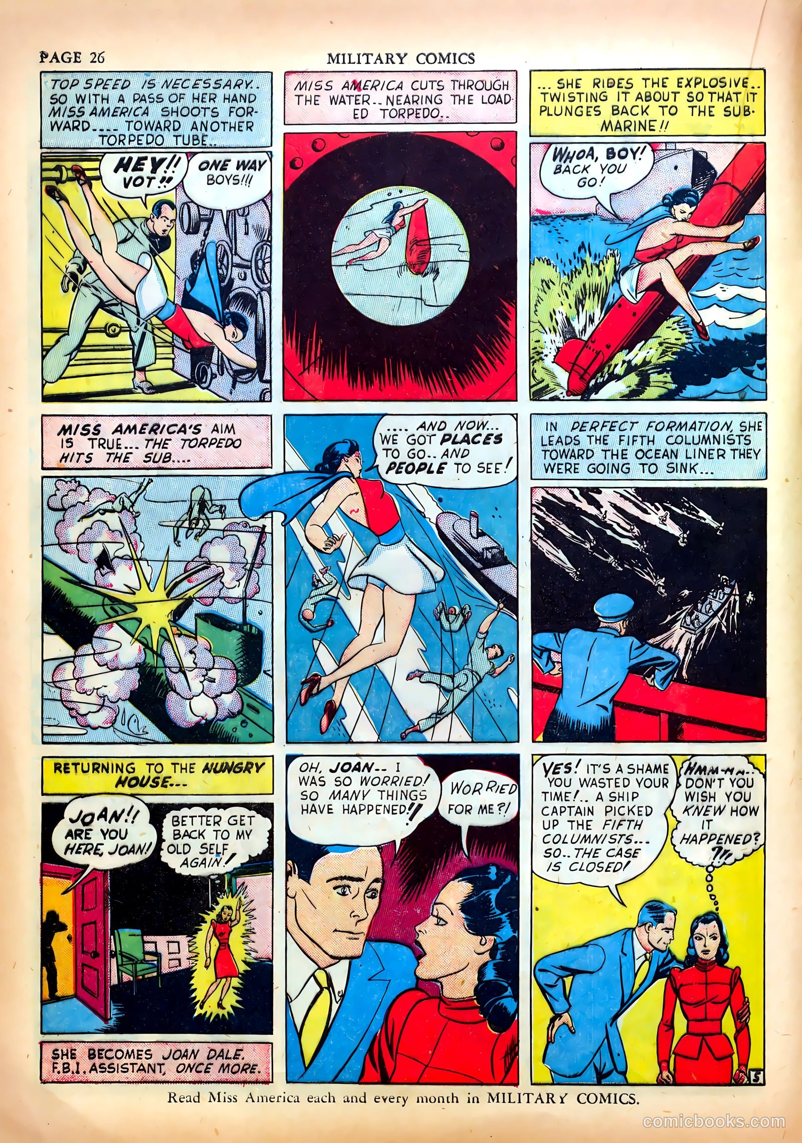 Military Comics #5 (1941) — page 28 of 68